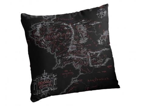 The Lord Of The Rings: Map Of Middle Earth Square Cuscino