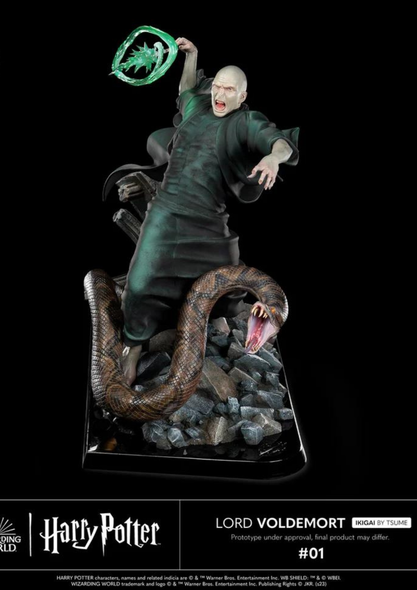 ---PREORDINE--- Harry Potter: Lord Voldemort 1/6 Statua IKIGAI Tsume