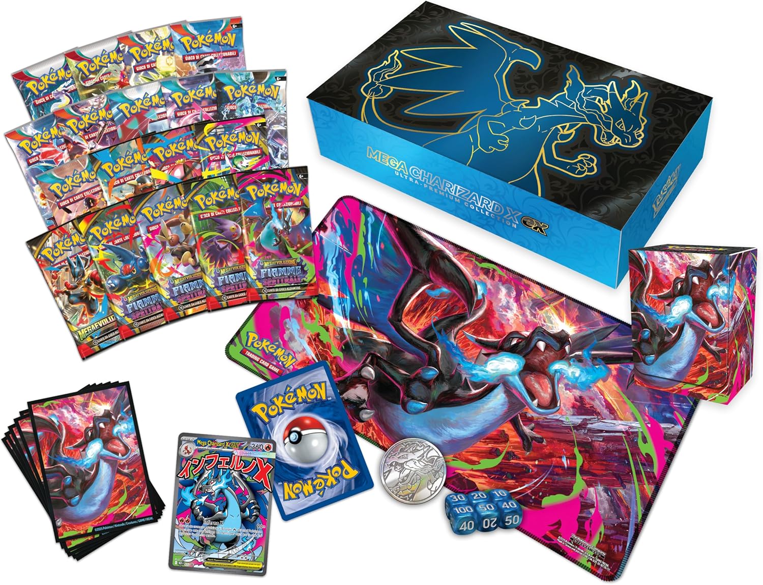 Pokemon TCG: Collezione Ultra Premium Mega Charizard X-EX