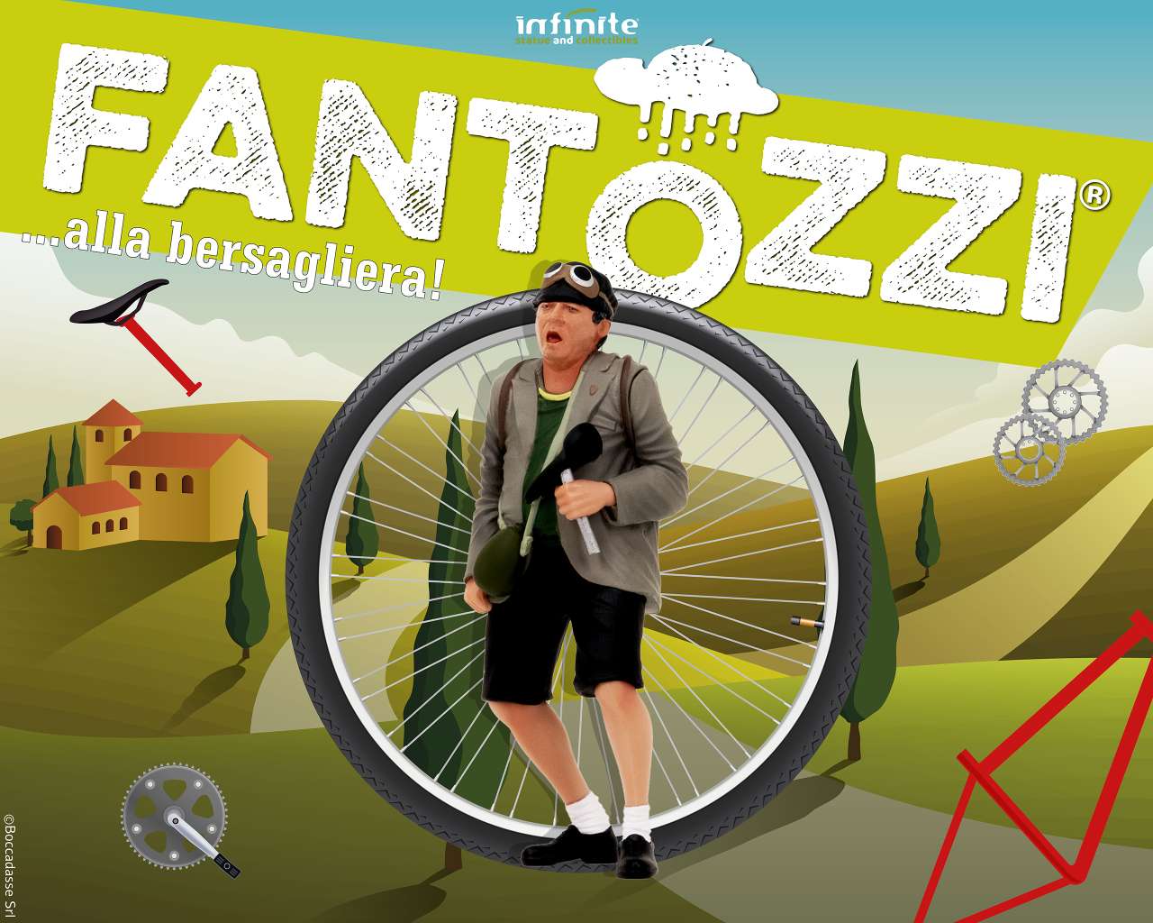 Infinite Statue: Fantozzi – fantozzi …alla bersagliera pvc mini figure