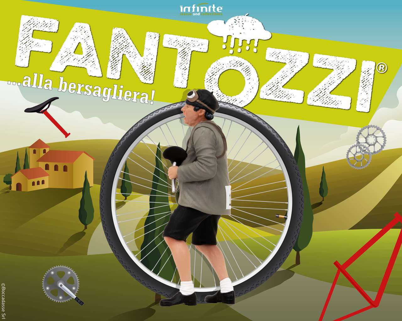 Infinite Statue: Fantozzi – fantozzi …alla bersagliera pvc mini figure