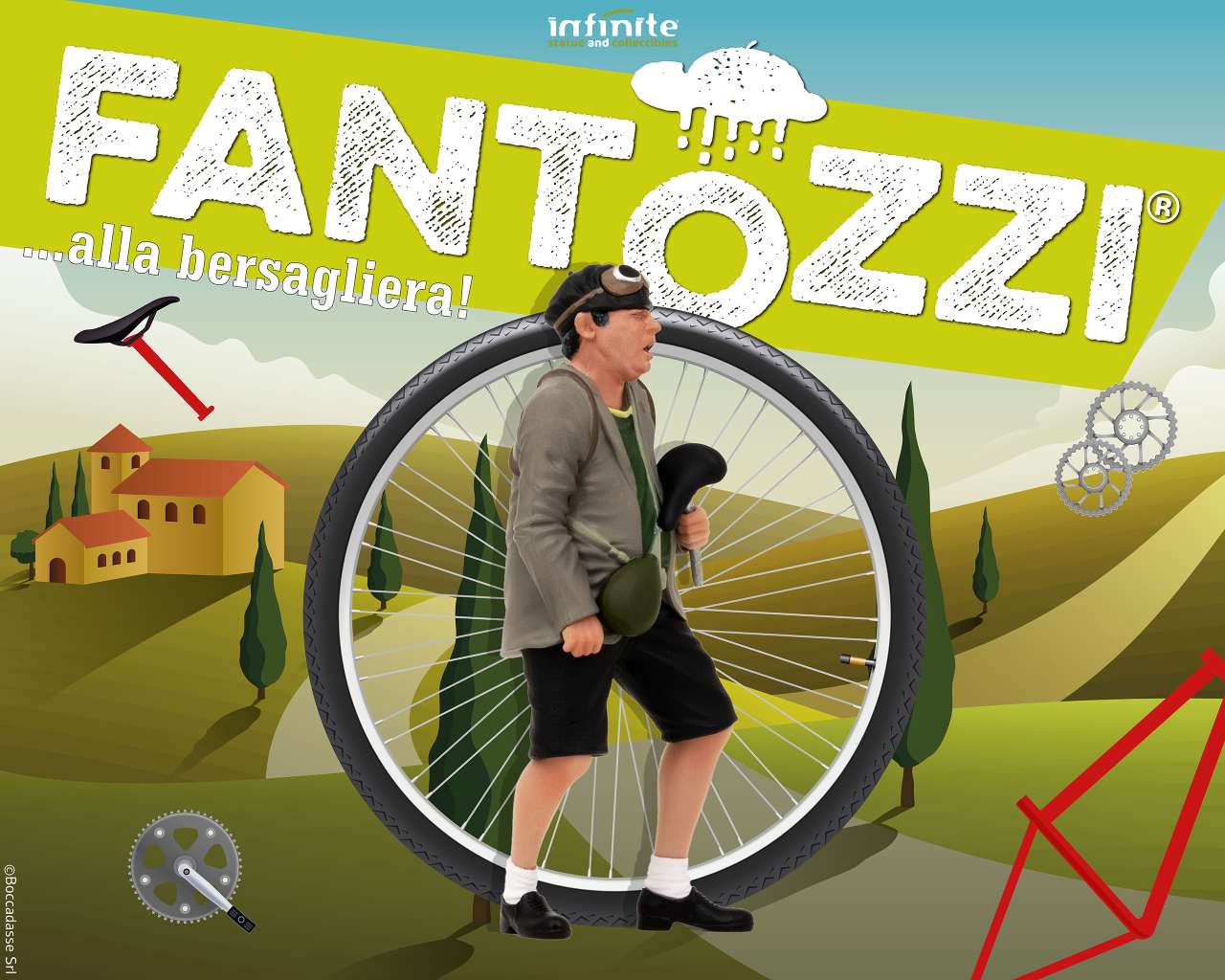 Infinite Statue: Fantozzi – fantozzi …alla bersagliera pvc mini figure