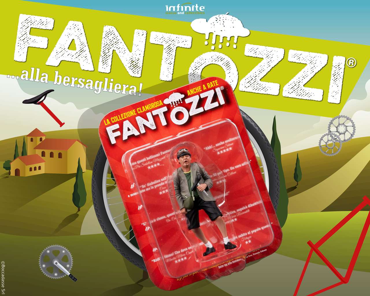 Infinite Statue: Fantozzi – fantozzi …alla bersagliera pvc mini figure