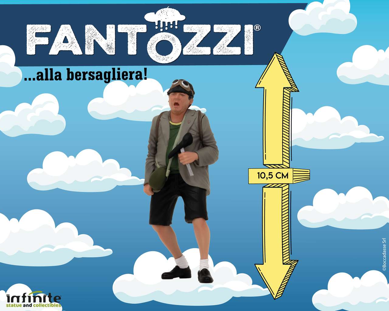 Infinite Statue: Fantozzi – fantozzi …alla bersagliera pvc mini figure