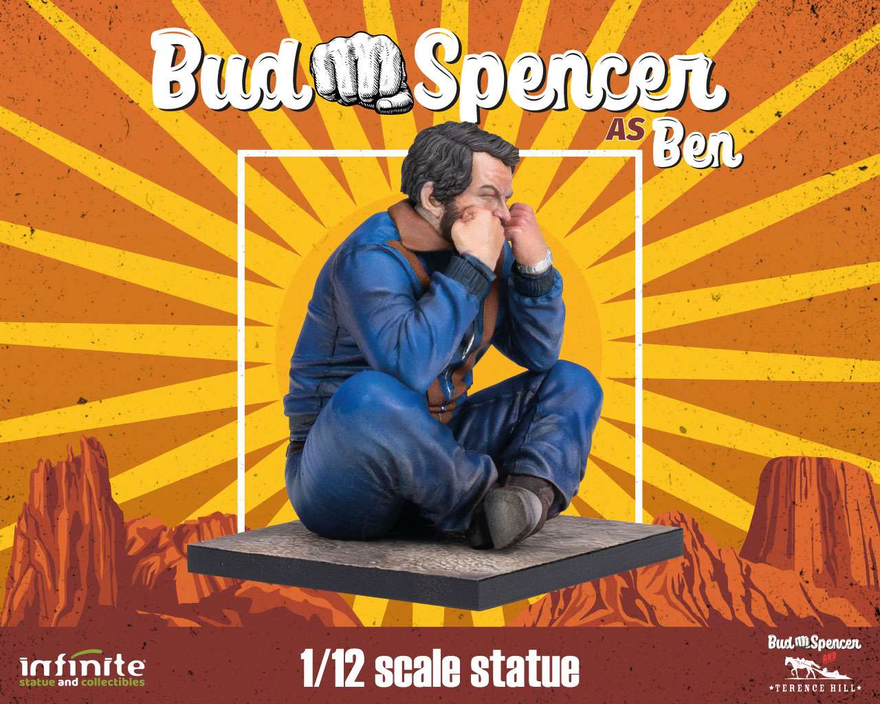 Infinite Statue: Bud spencer as ben 1/12 statue