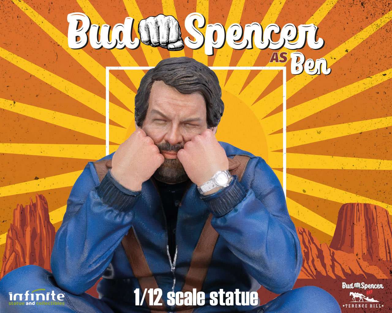 Infinite Statue: Bud spencer as ben 1/12 statue