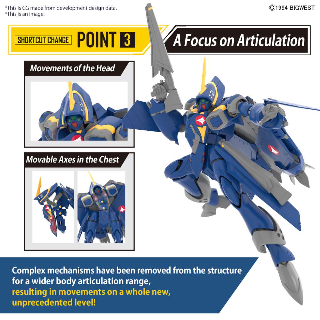 Gunpla: Bandai Model Kit - HG Macross YF-21 1/100