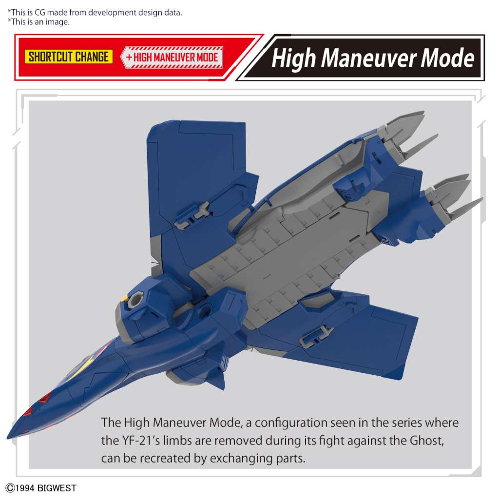 Gunpla: Bandai Model Kit - HG Macross YF-21 1/100