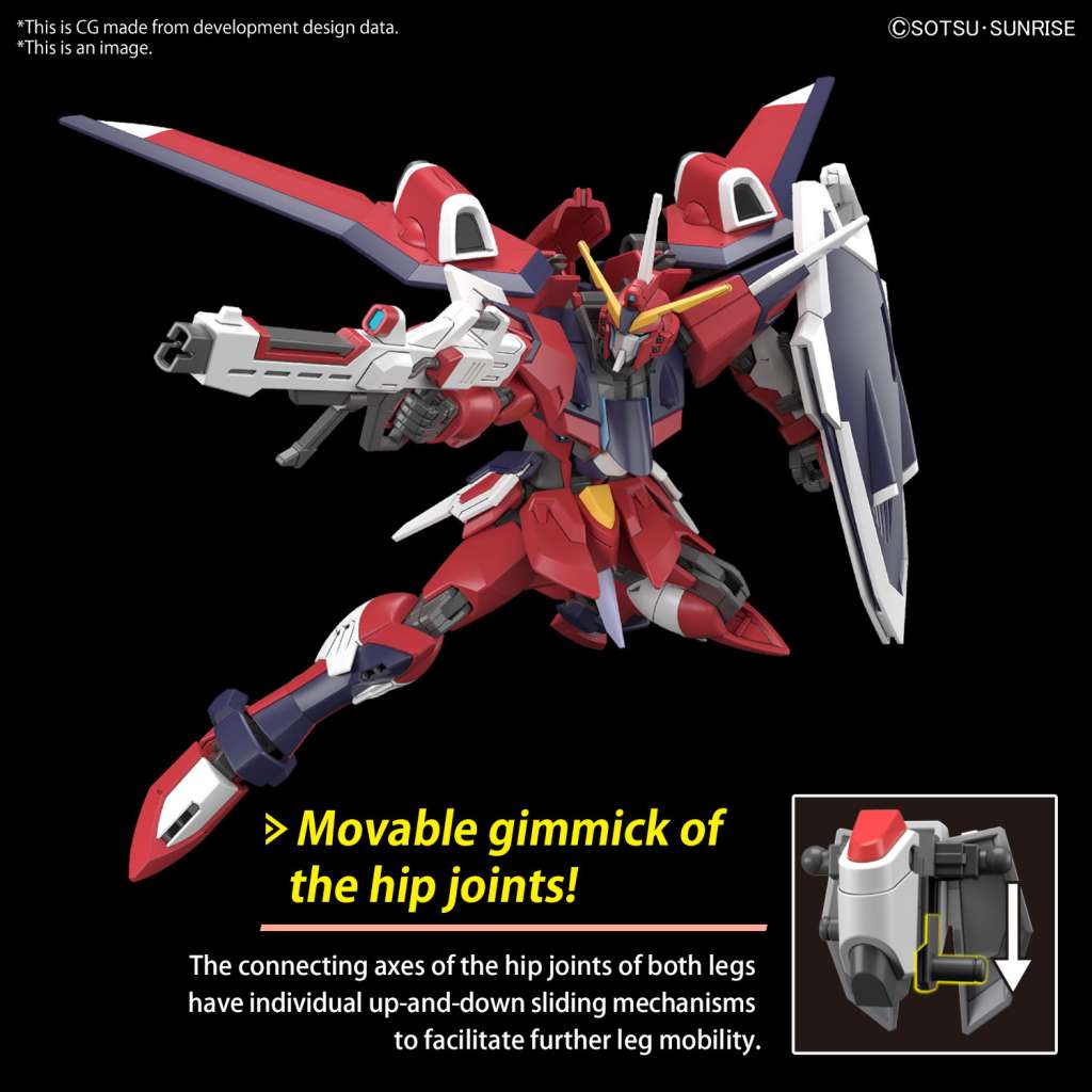 Gunpla: Bandai Model Kit - HG gundam immortal justice 1/144