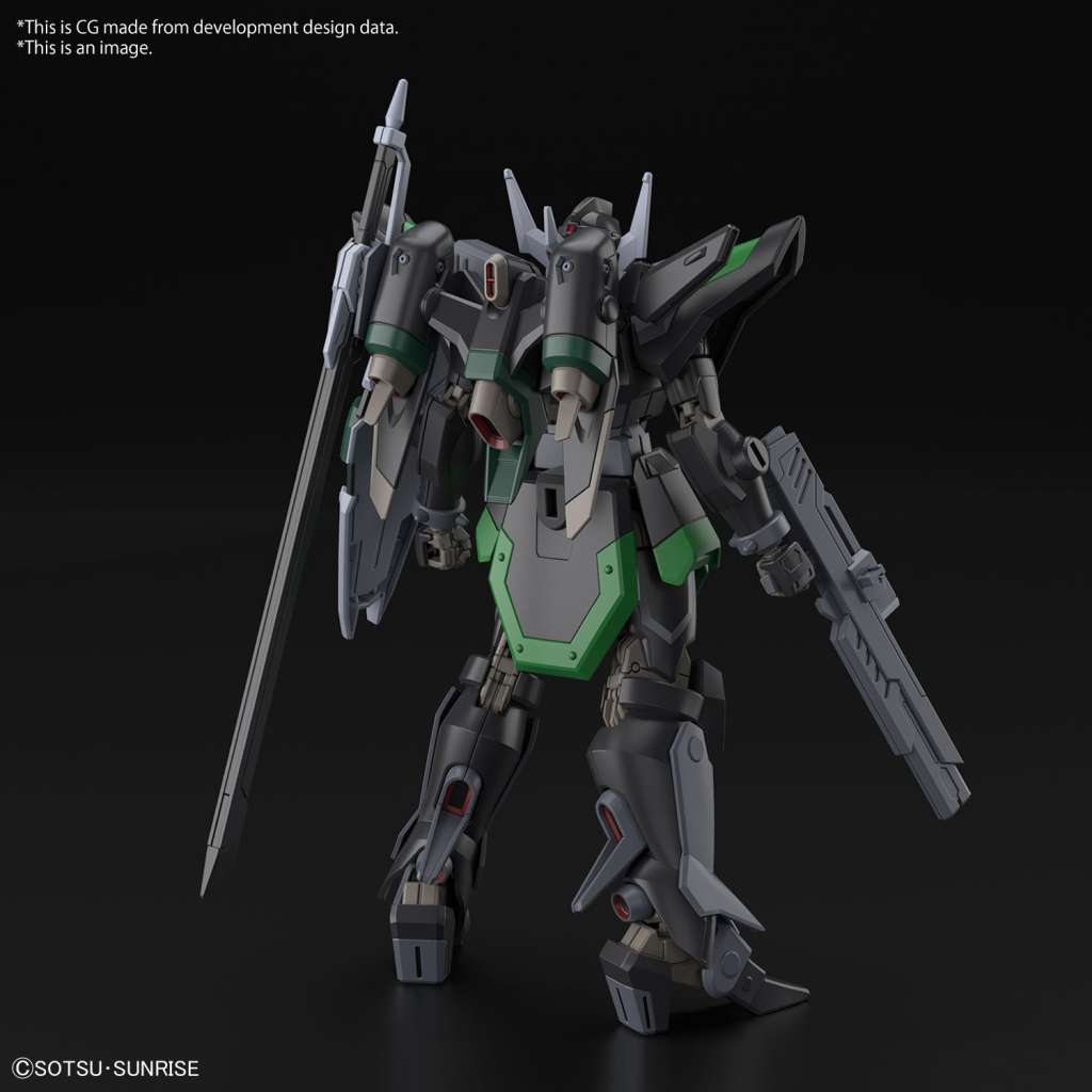 Gunpla: Bandai Model Kit - Hg black knight squad rud ro a 1/144 (Griffin Arbalest Custom) #247