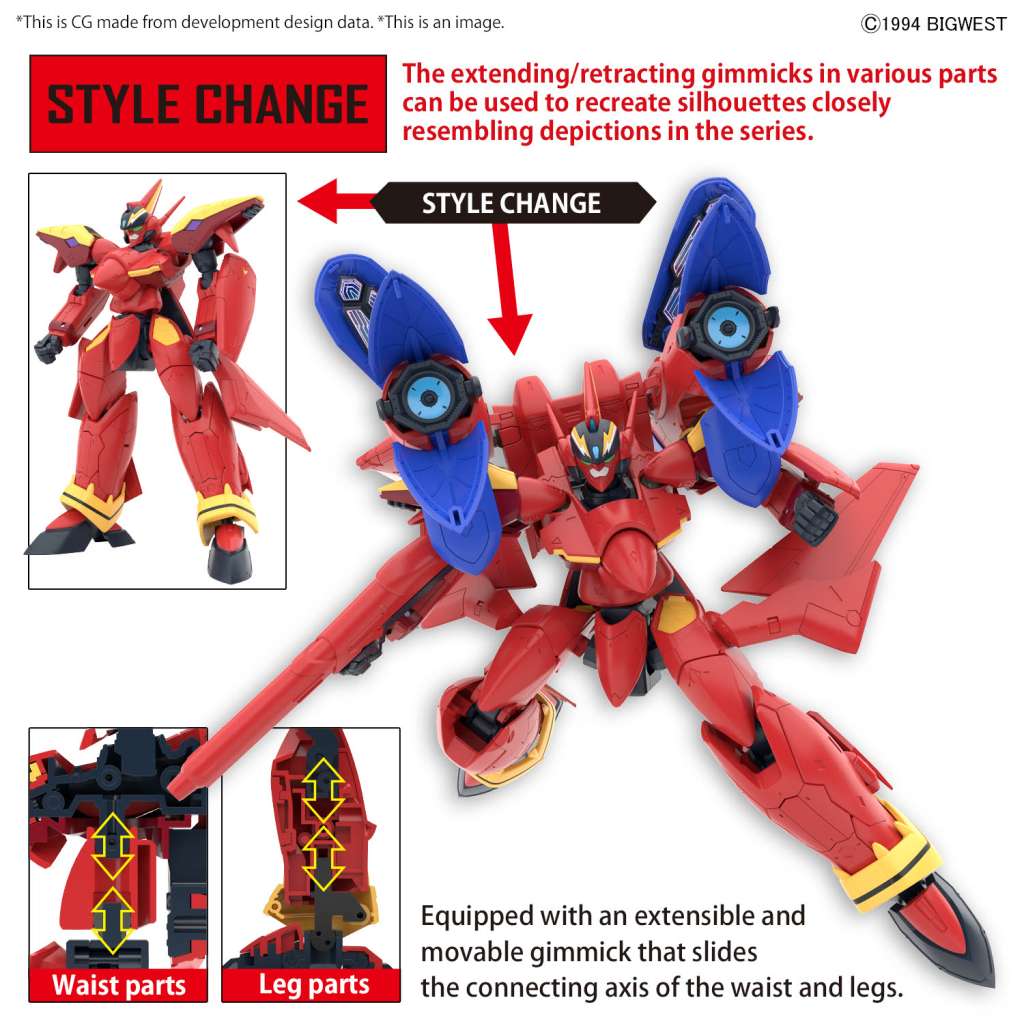 Gunpla: Bandai Model Kit - HG VF-19 custom fire valkyrie w sound booster 1/100