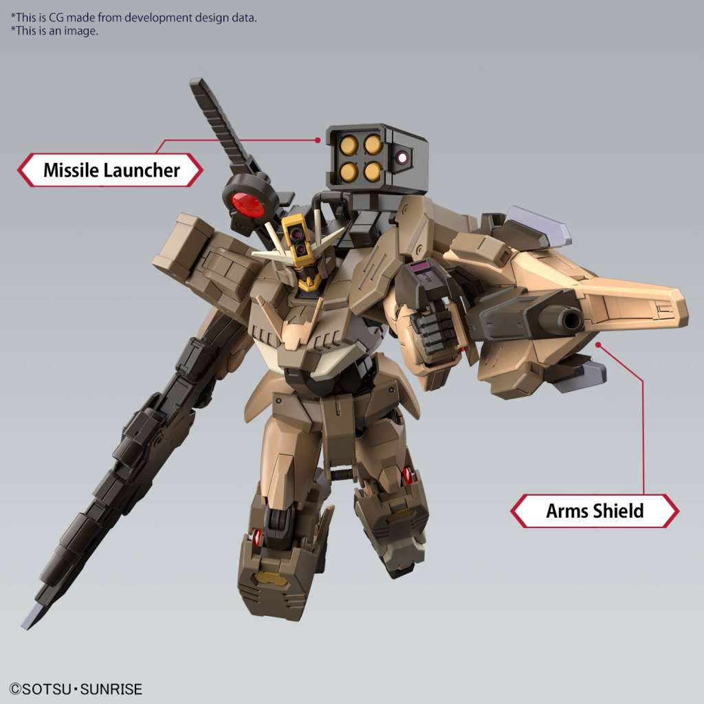 Gunpla: Bandai Model Kit - Hg gundam 00 command qant desert type 1/144