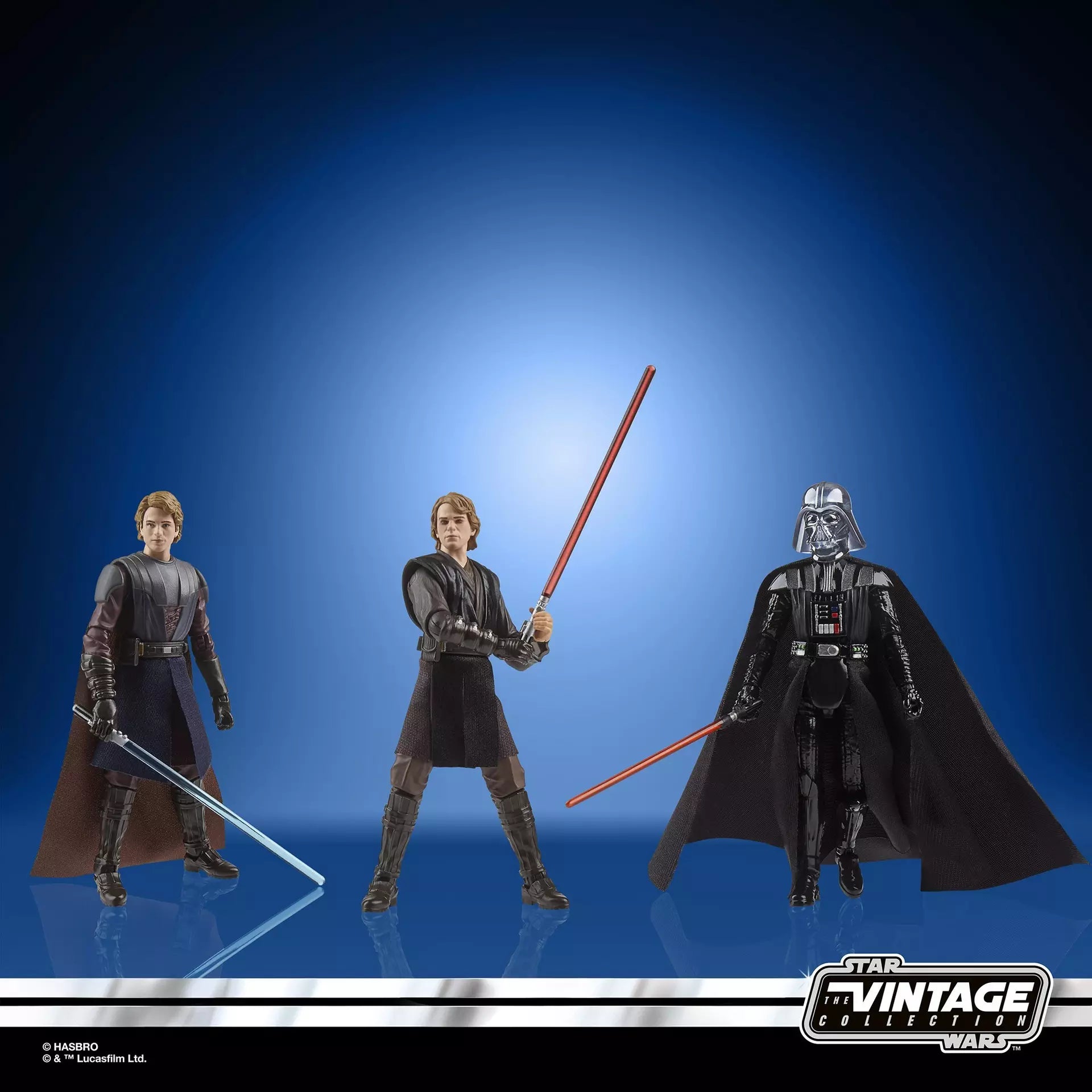 Star Wars Vintage Collection Action Figure 3-Pack The Journey of Anakin Skywalker