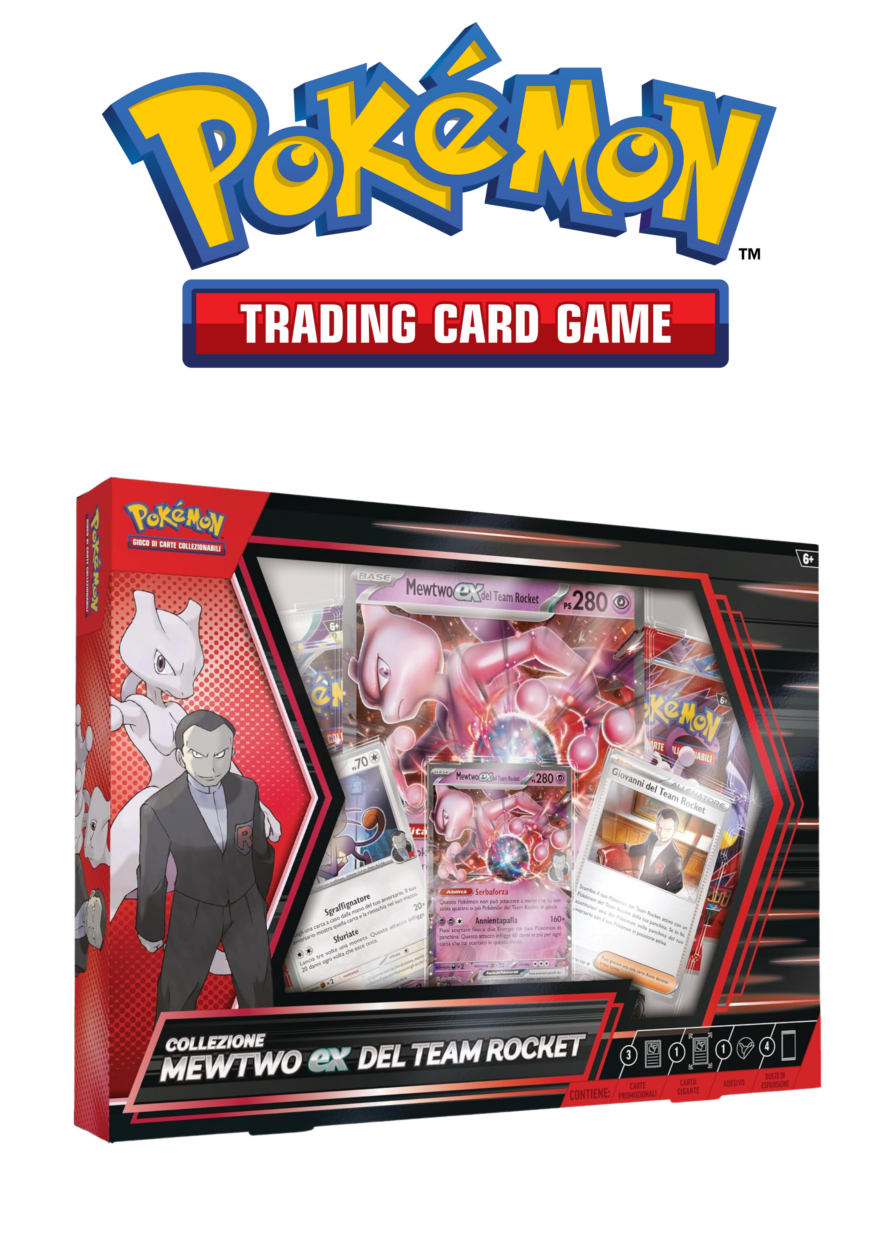 Pokemon TCG: Collezione Mewtwo ex del Team Rocket - ITA