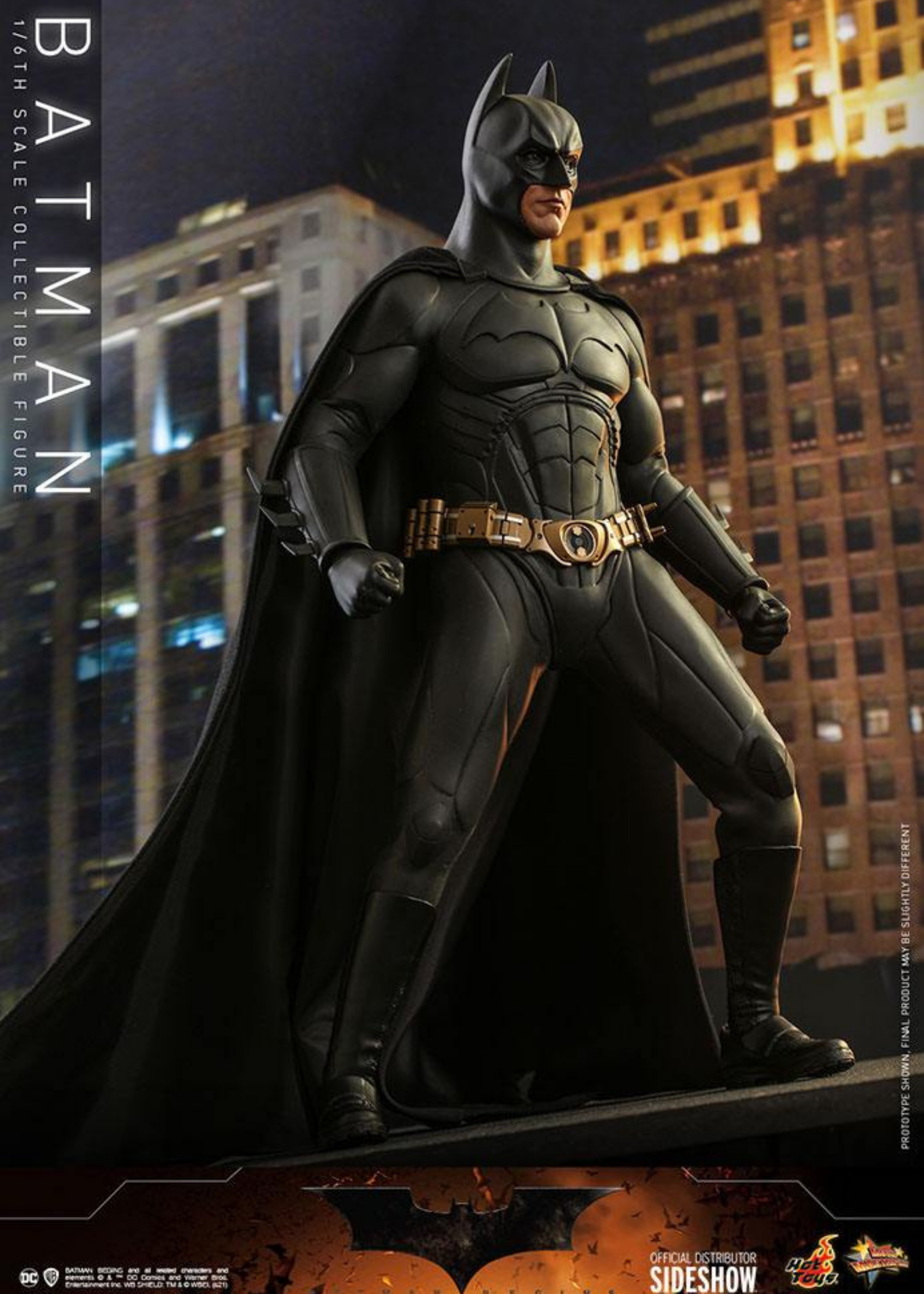 DC Comics: Batman Begins Movie Masterpiece Action Figure 1/6 Batman Hot Toys Exclusive 32 cm