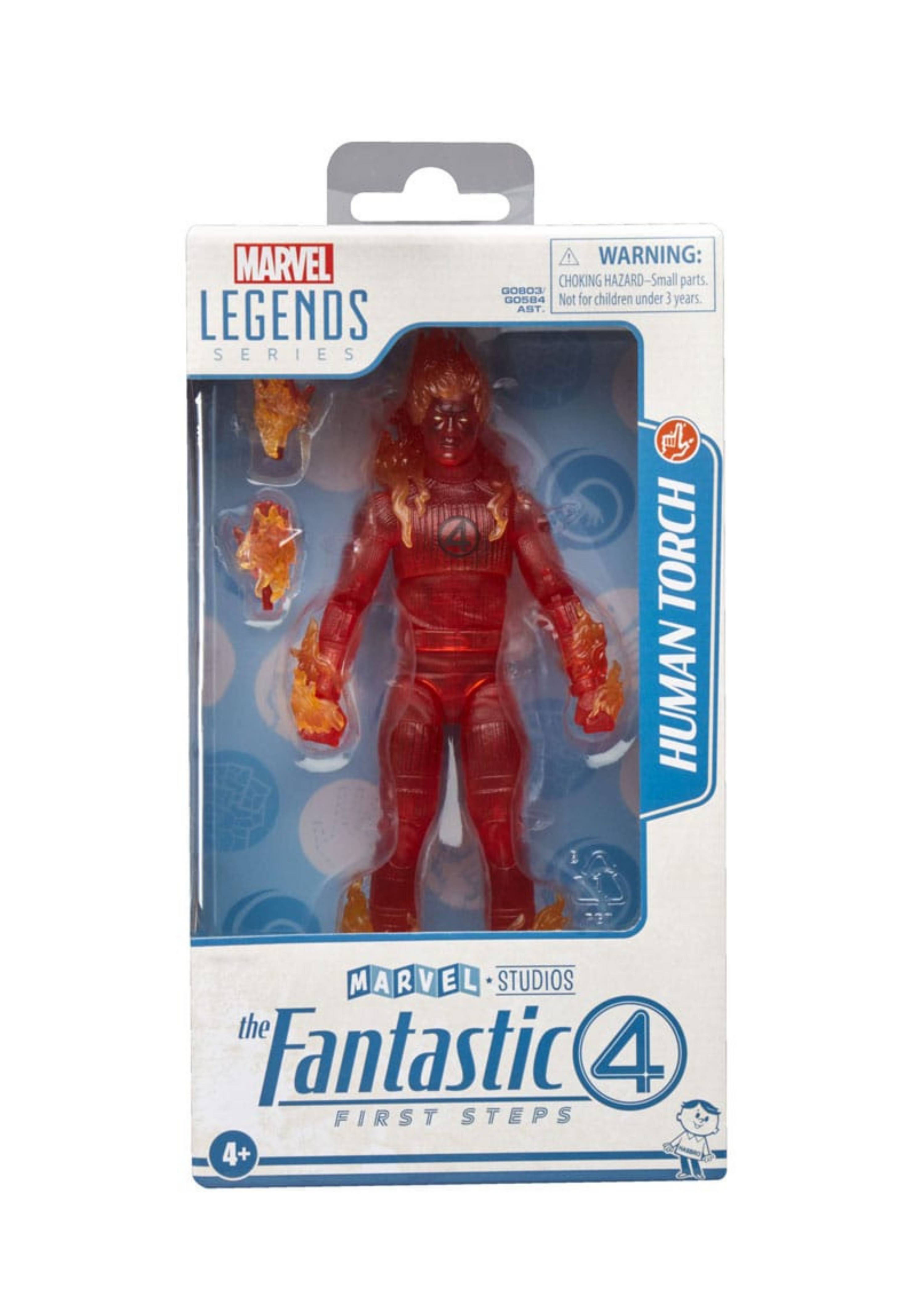 Marvel: I Fantastici 4 First Steps Marvel Legends Action Figure Silver Surfer 15 cm First Steps Marvel Legends Action Figure Human Torch 15 cm