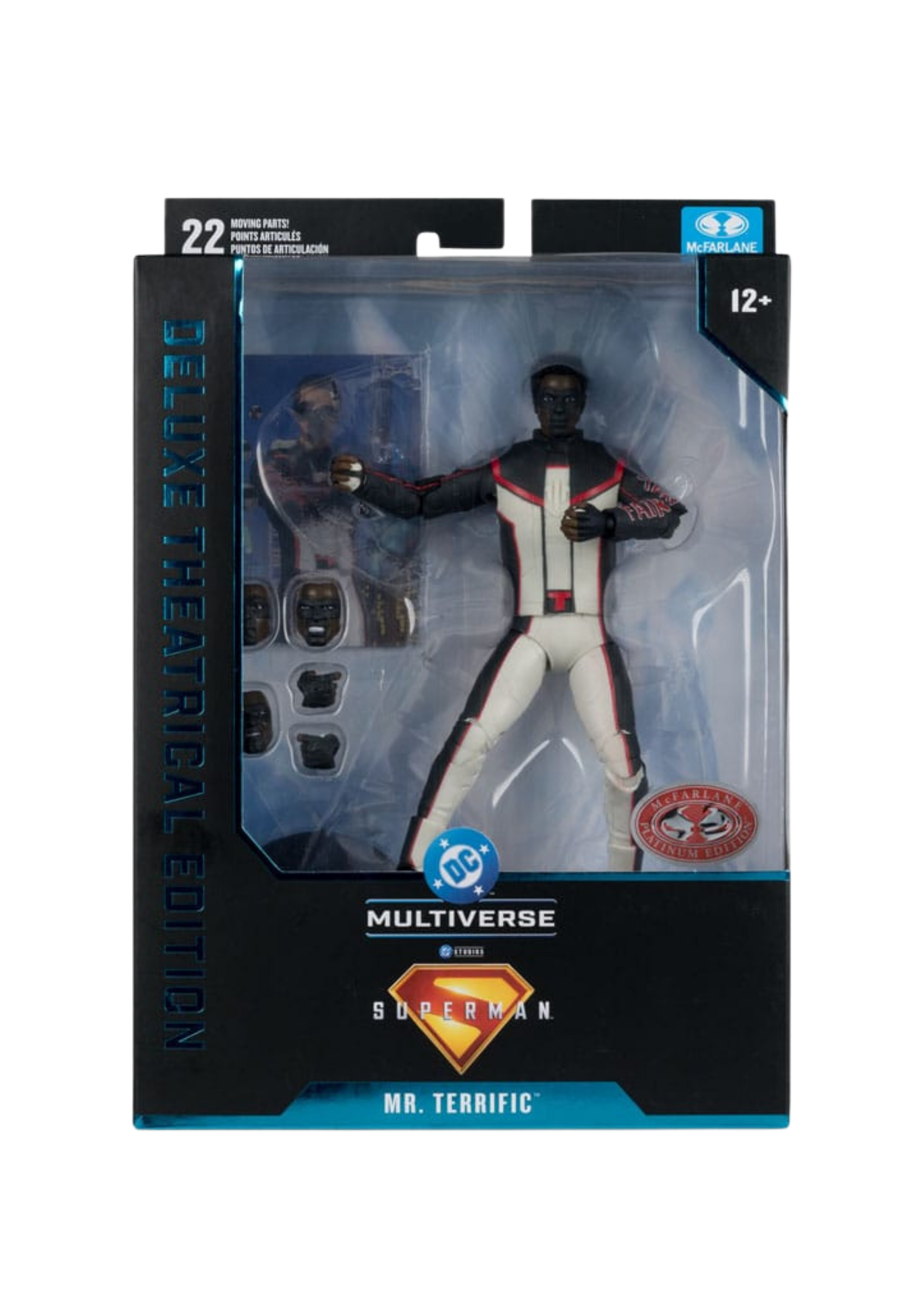 DC Comics: Superman 2025 Deluxe Theatrical Edition Action Figure Mr. Terrific Red Platinum Edition