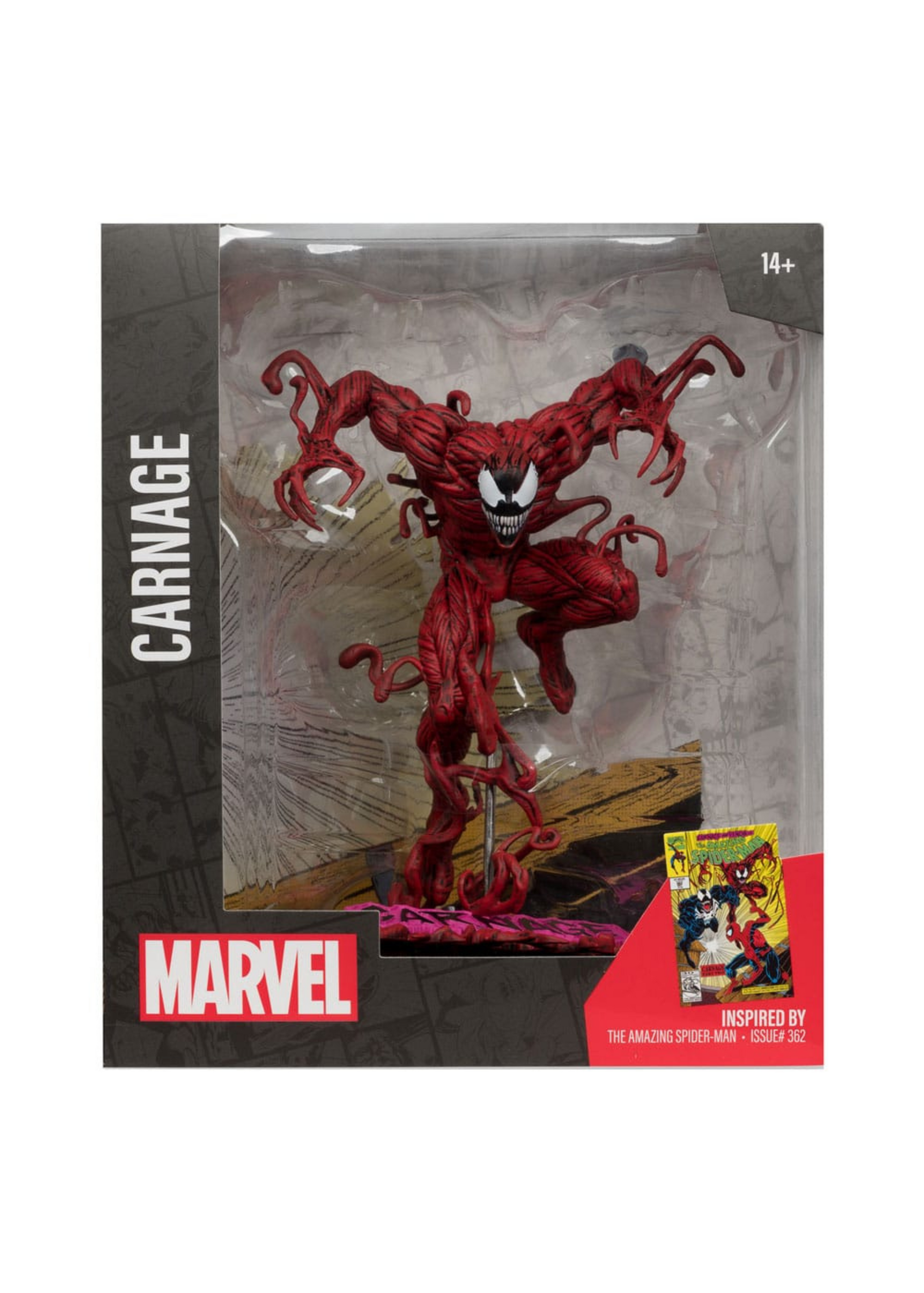 Marvel: Collection PVC Statue 1/10 Carnage (The Amazing Spider-Man #362) 18 cm