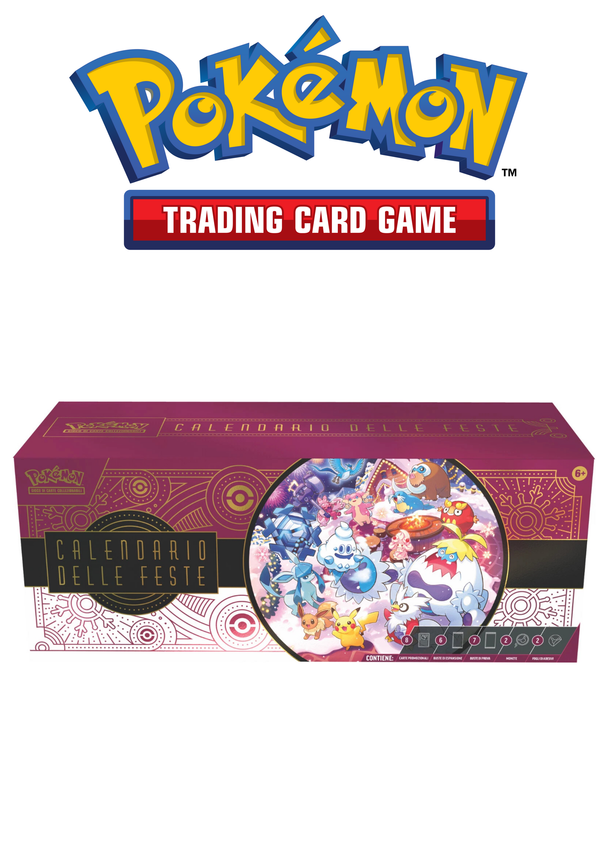 Pokemon: Calendario delle Feste 2025 Calendario dell'avvento Ita