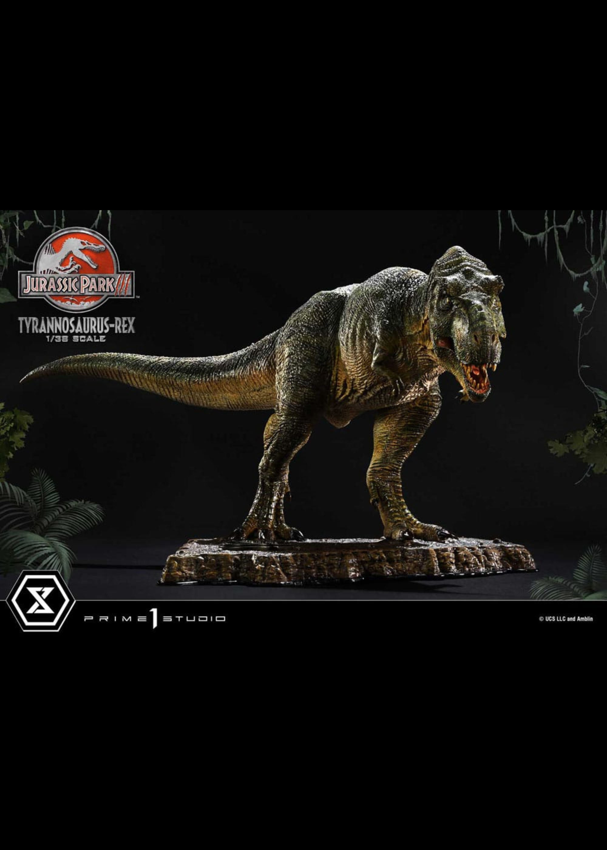 Jurassic Park III Prime Collectibles Statue 1:38 T-Rex 40 cm