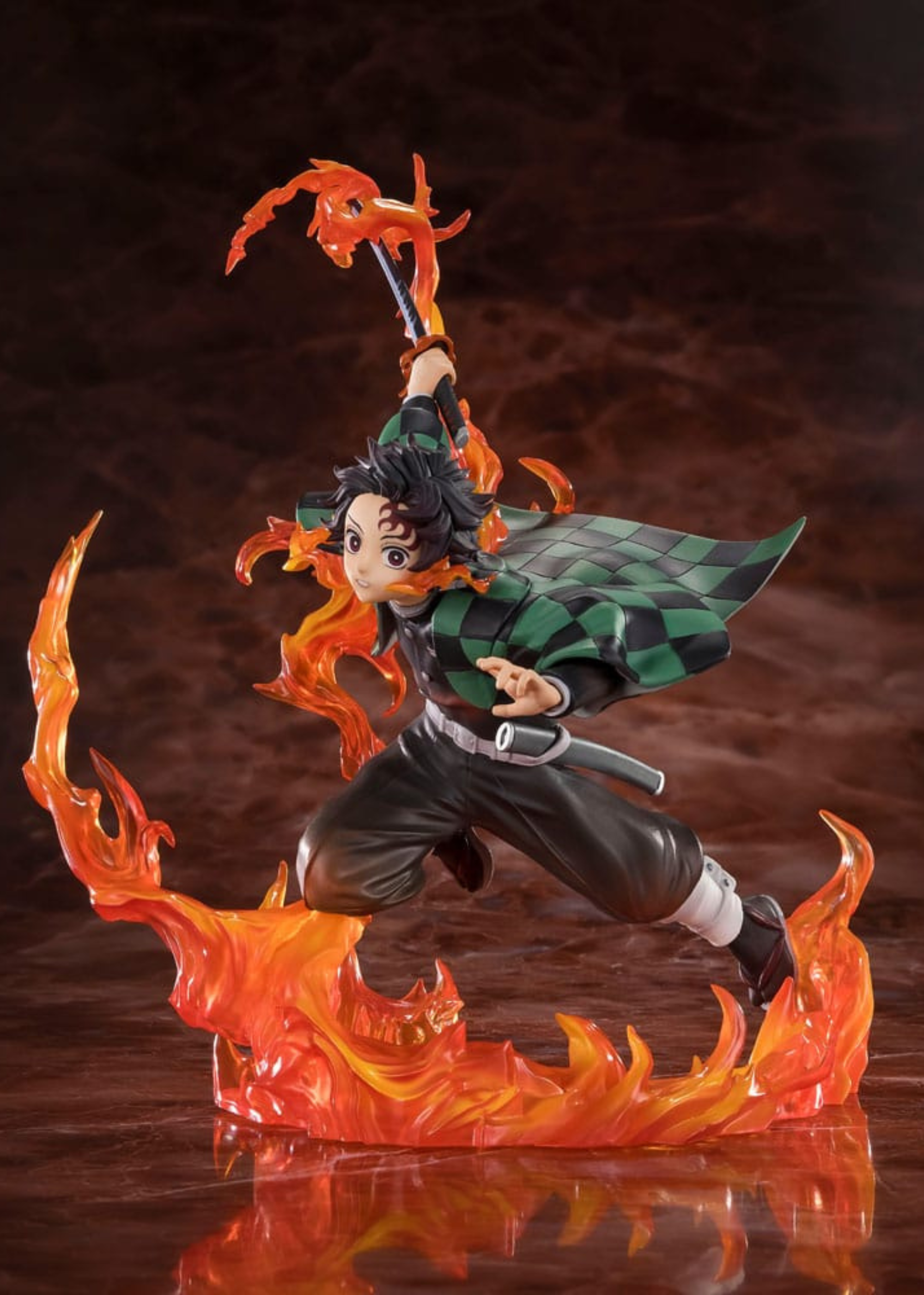 Demon Slayer: Kimetsu no Yaiba FiguartsZERO PVC Statue Kamado Tanjiro (Kyojuro Rengoku's Sword Guard Ver.) 19 cm