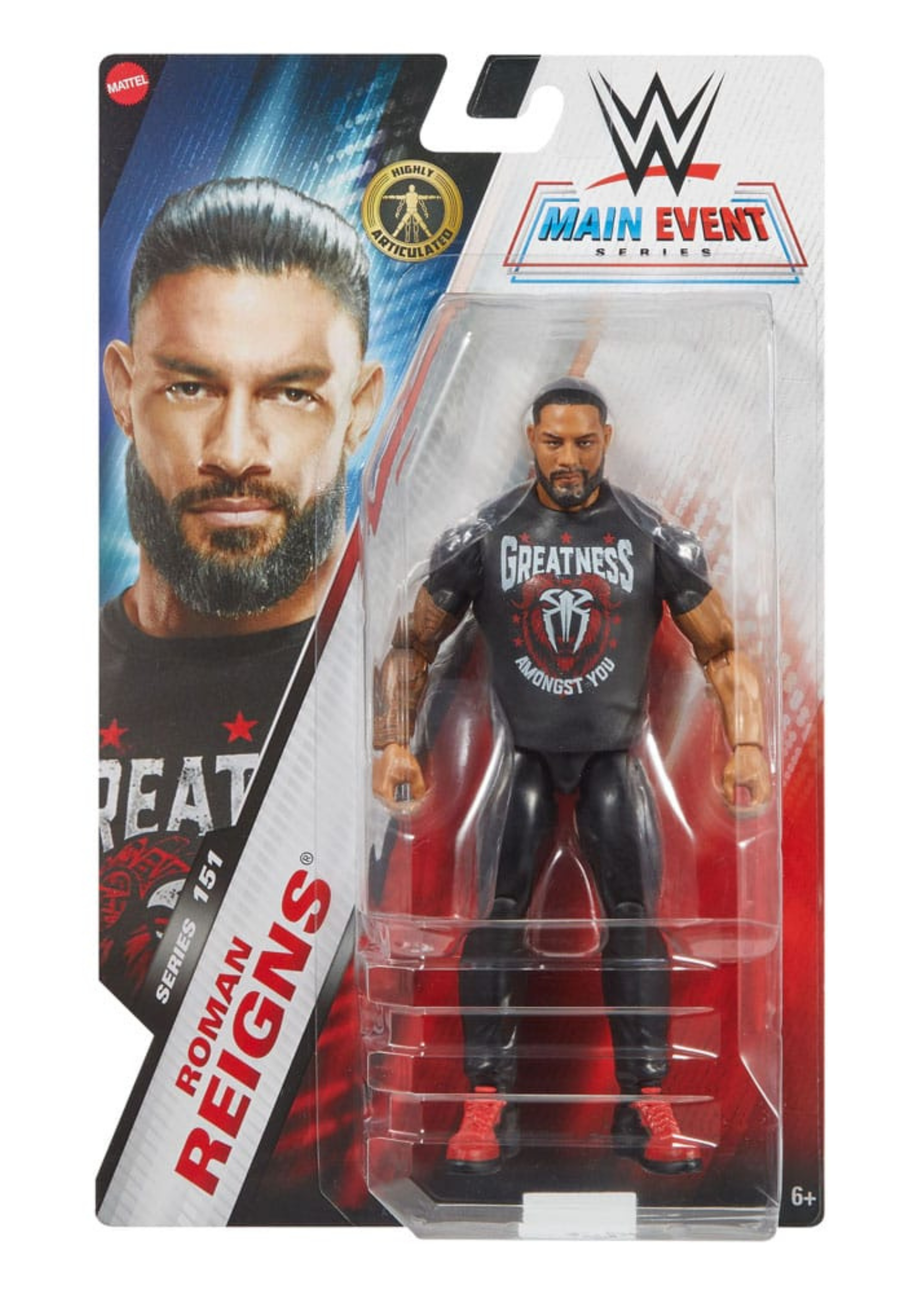 WWE Main Event Series Action Figure Roman Reigns 15 cm