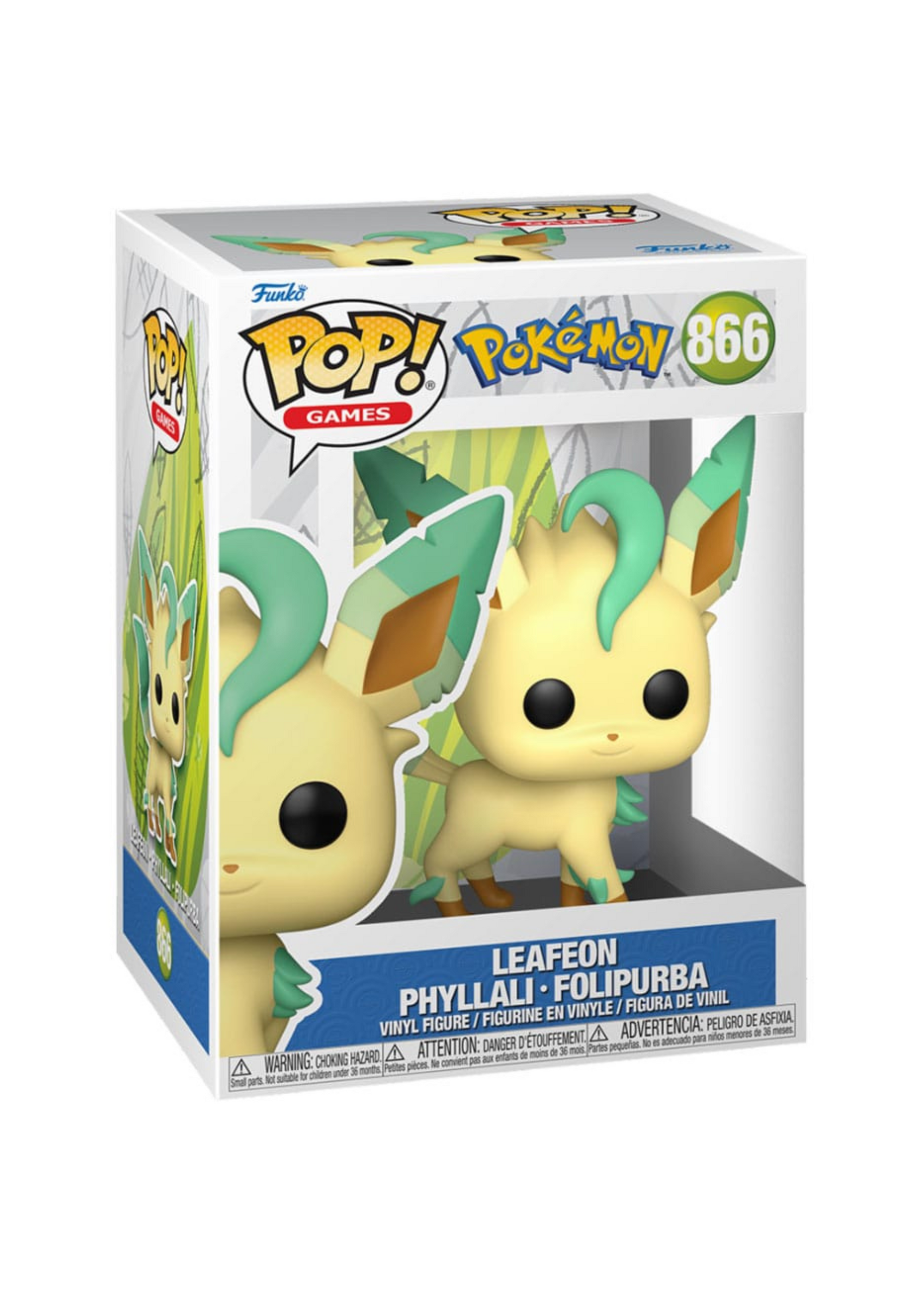 Funko Pop! Pokemon: Games Vinyl Figure Leafeon (EMEA) 9 cm