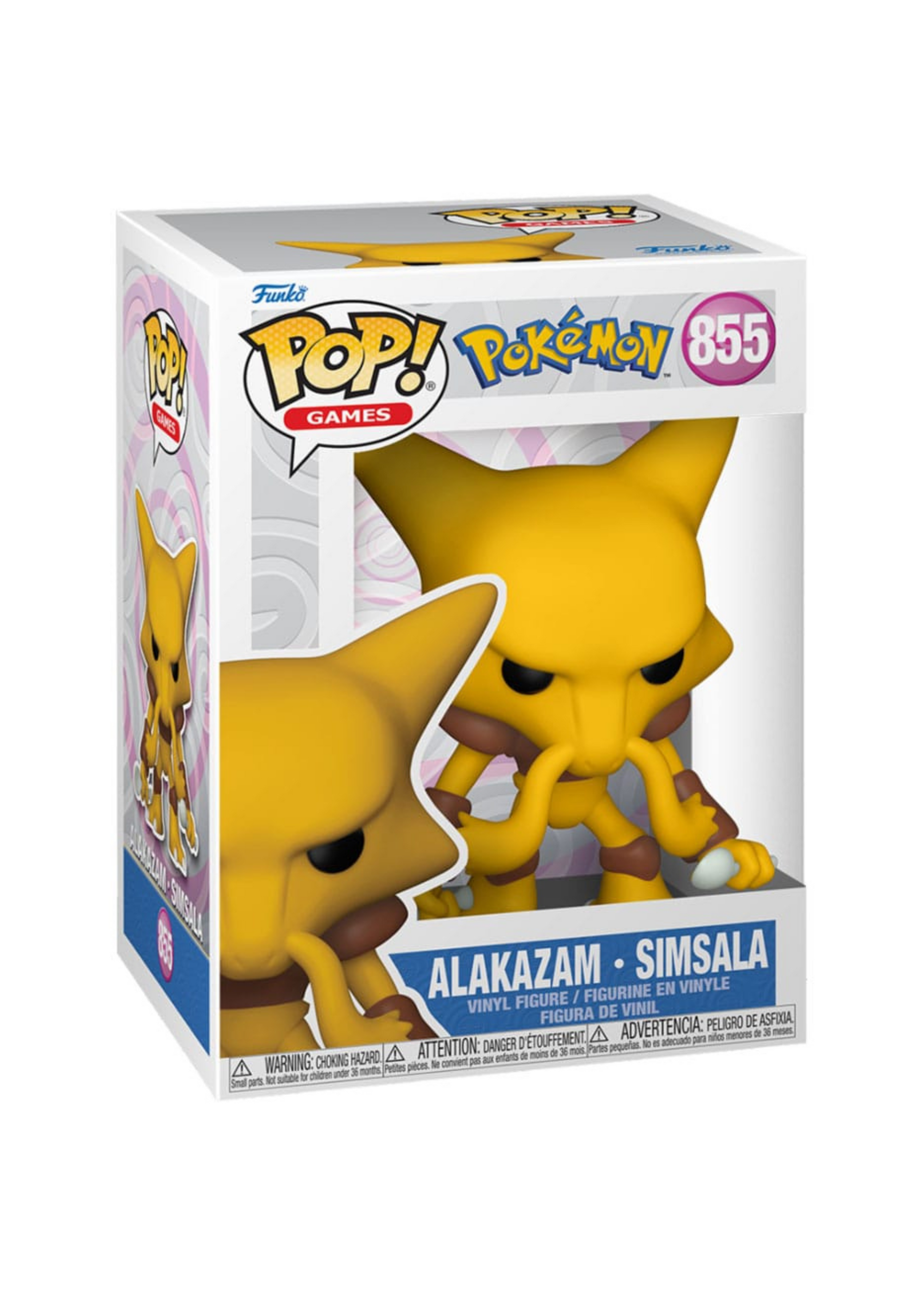 Funko Pop! Pokemon: Games Vinyl Figure Alakazam (EMEA) 9 cm