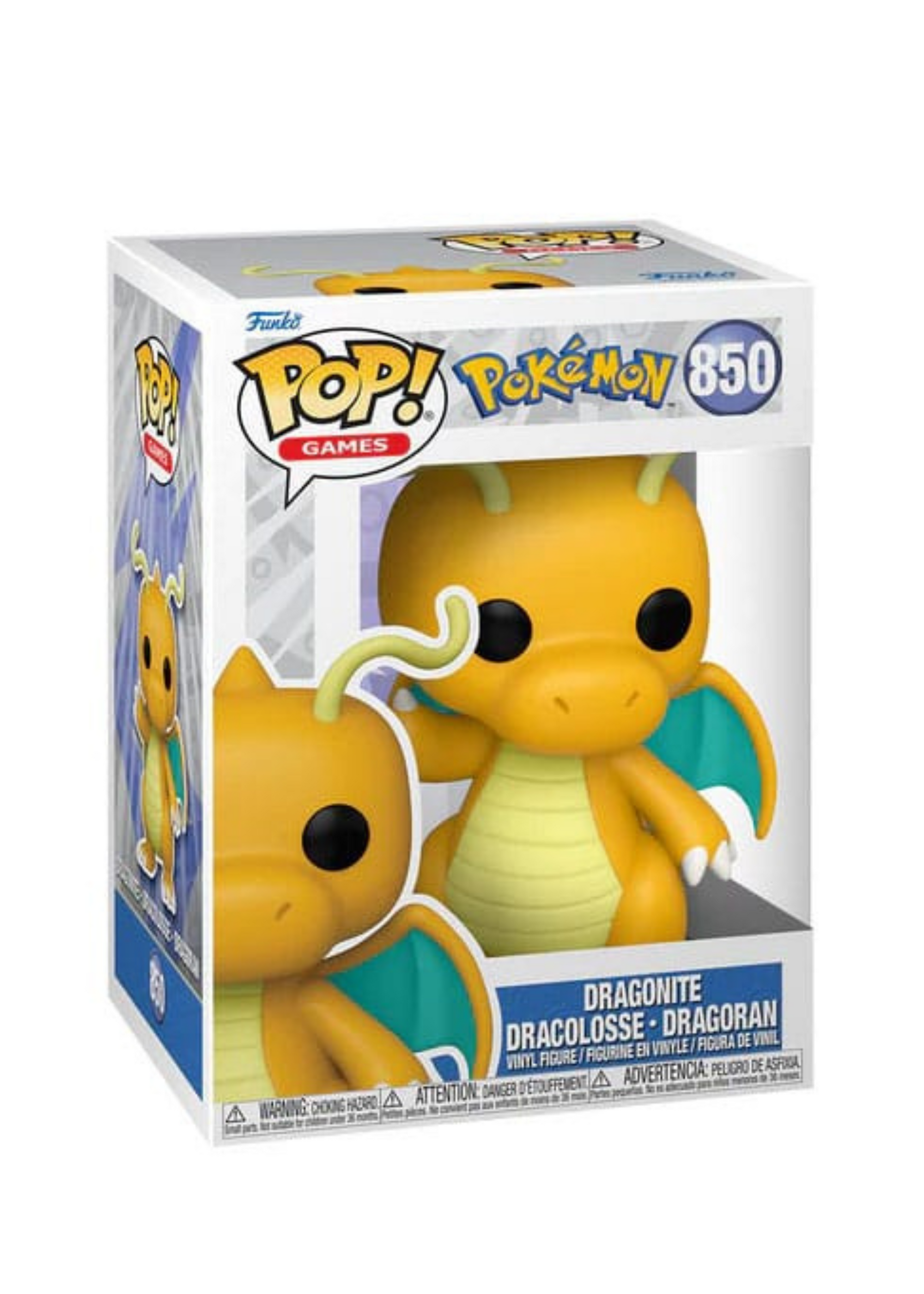 Funko Pop! Pokemon: Games Vinyl Figure Dragonite (EMEA) 9 cm