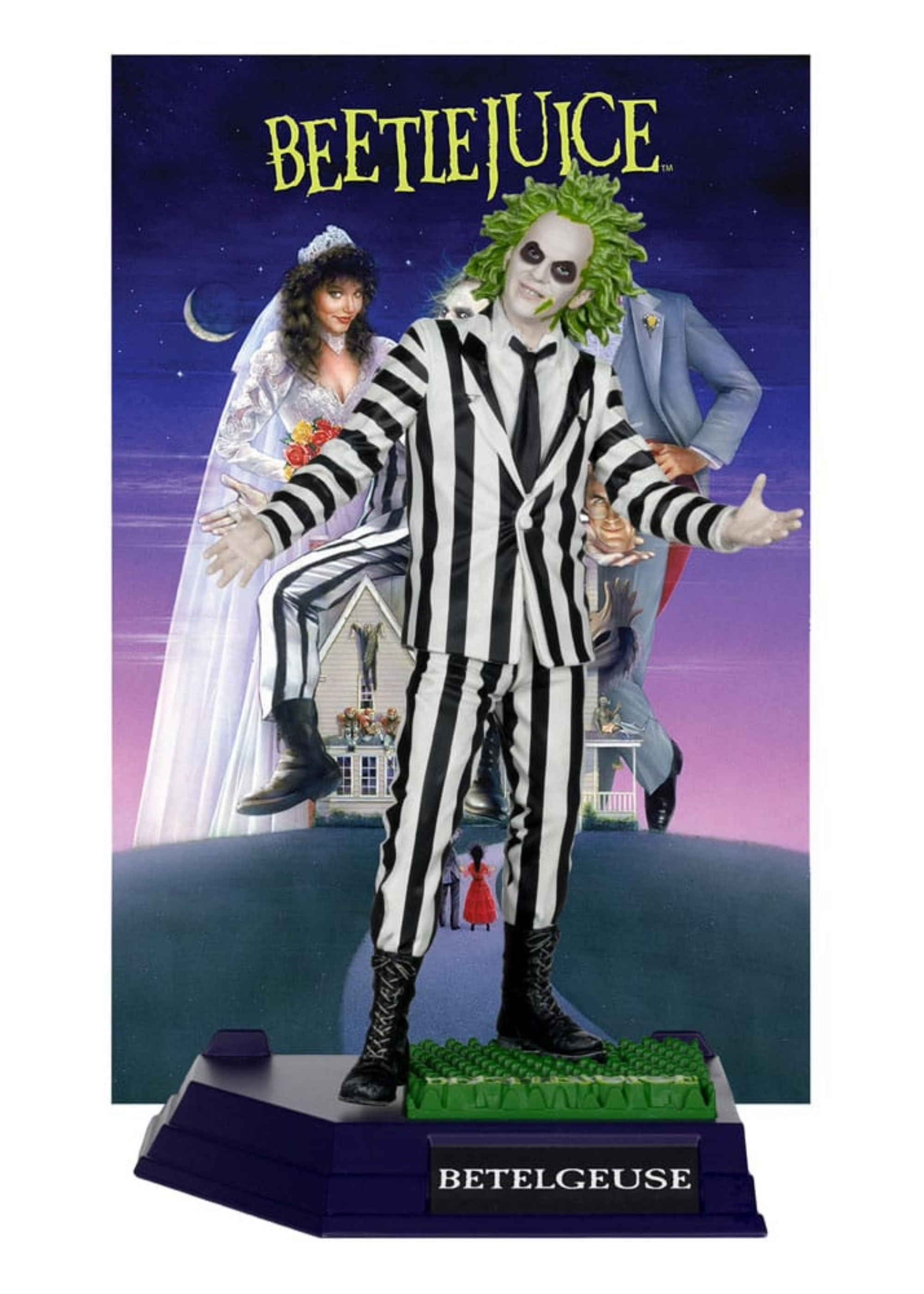 Beetlejuice: Movie Maniacs Action Figure Beetlejuice 17 cm