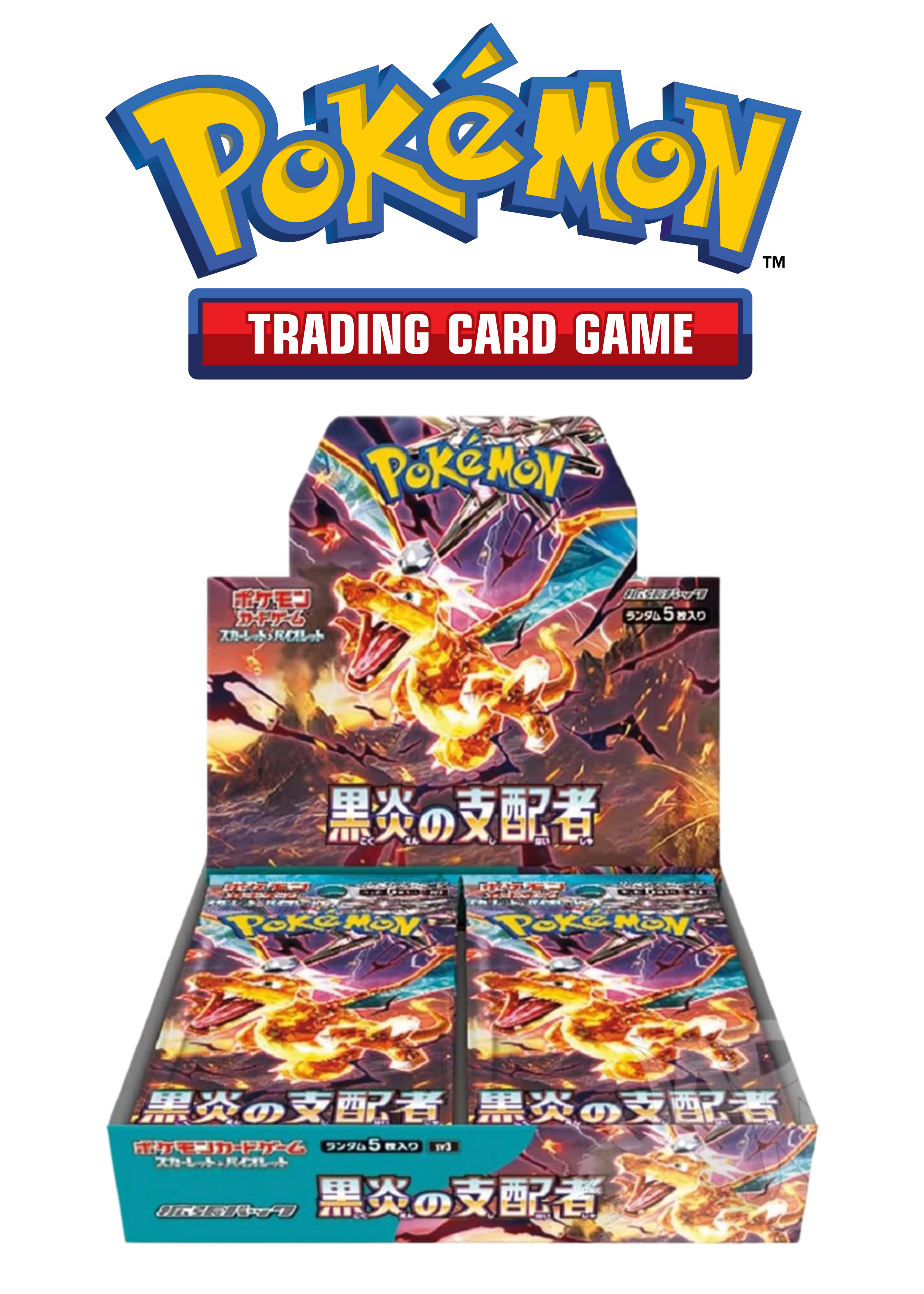 Pokemon TCG: Ruler Of The Black Flame - Box 30 Buste (JP)