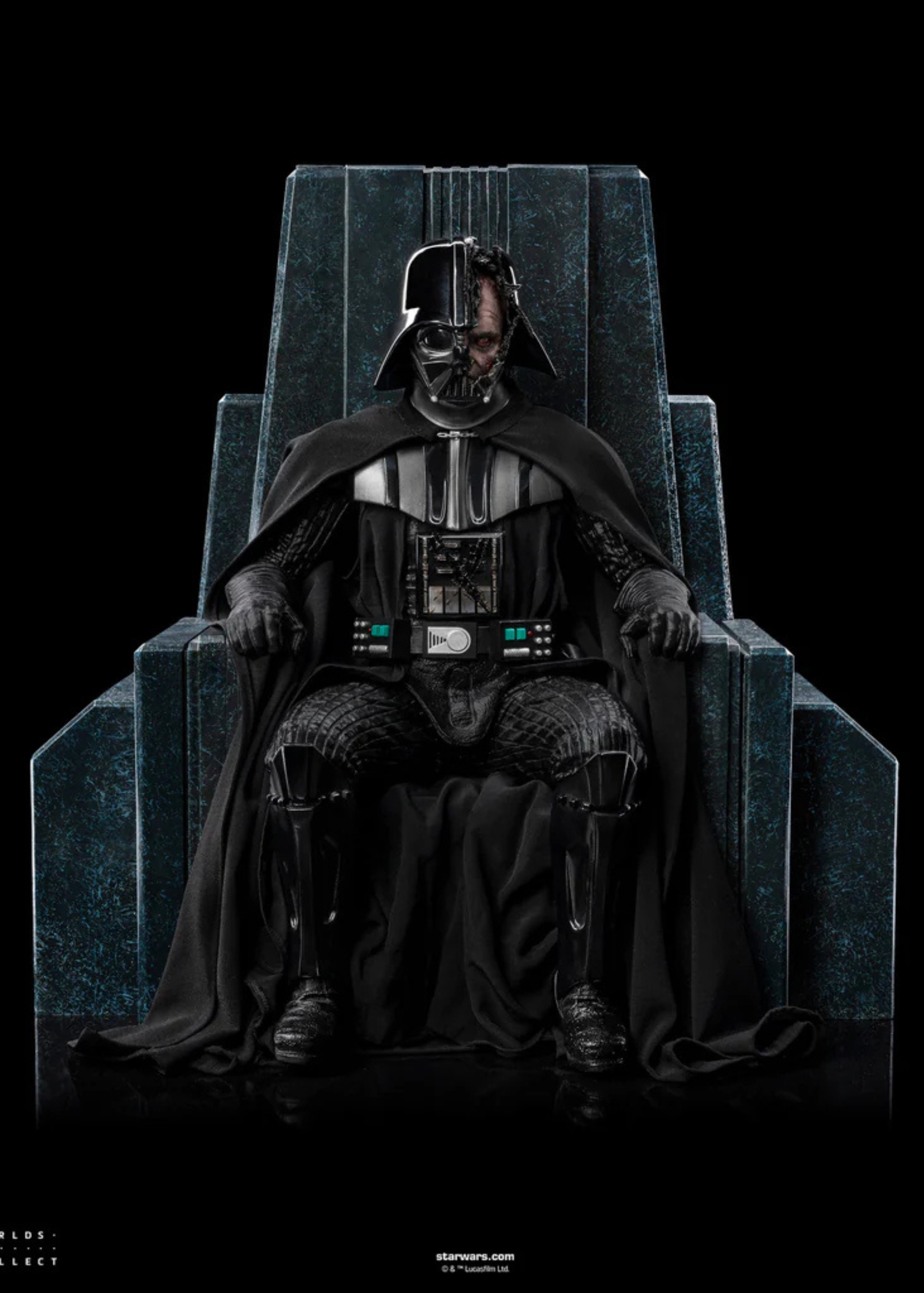 Star Wars Art Scale Statue 1/10 Darth Vader on Throne 18 cm