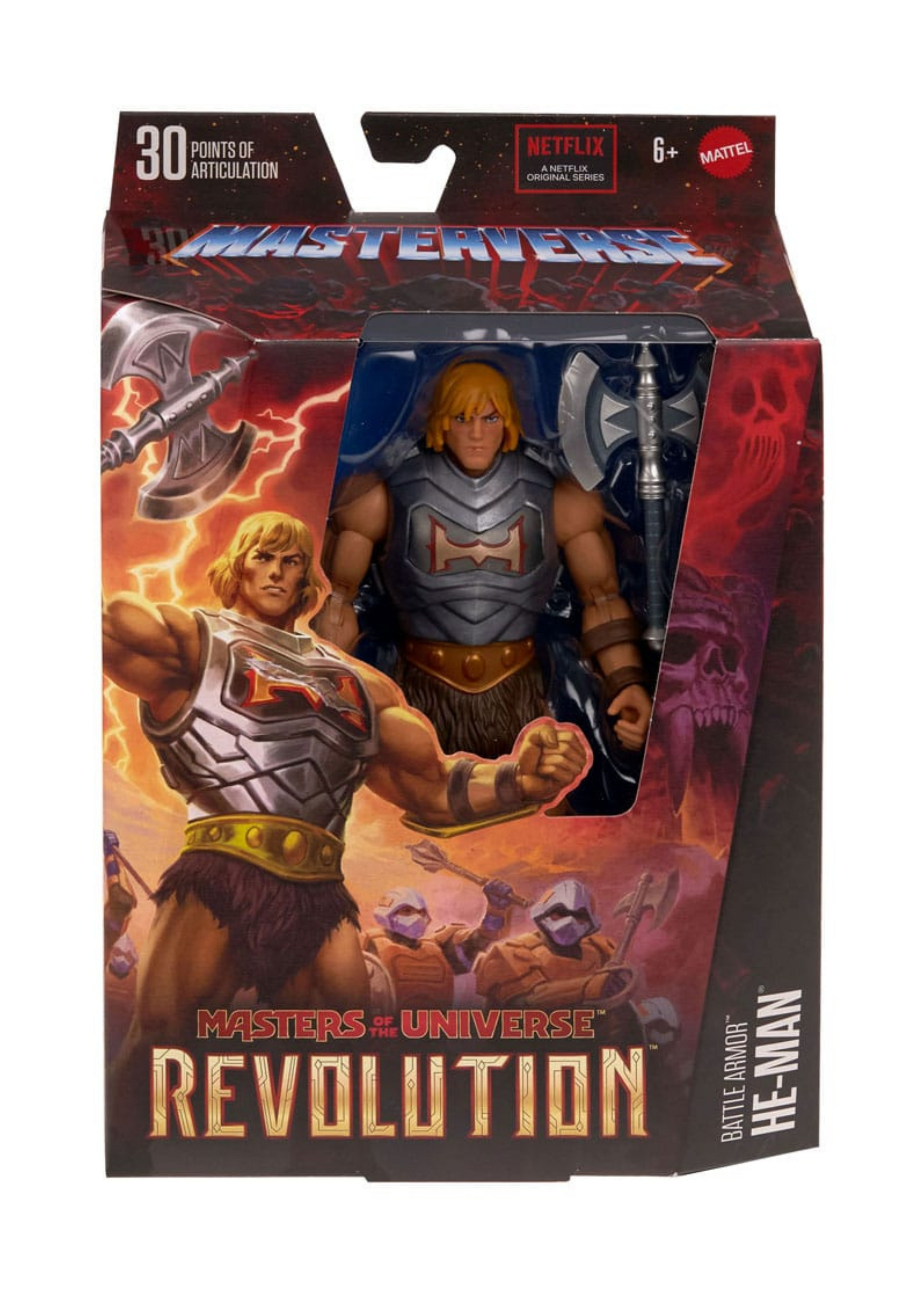 Masters of the Universe: Revolution Masterverse Action Figure Battle Armor He-Man 18 cm