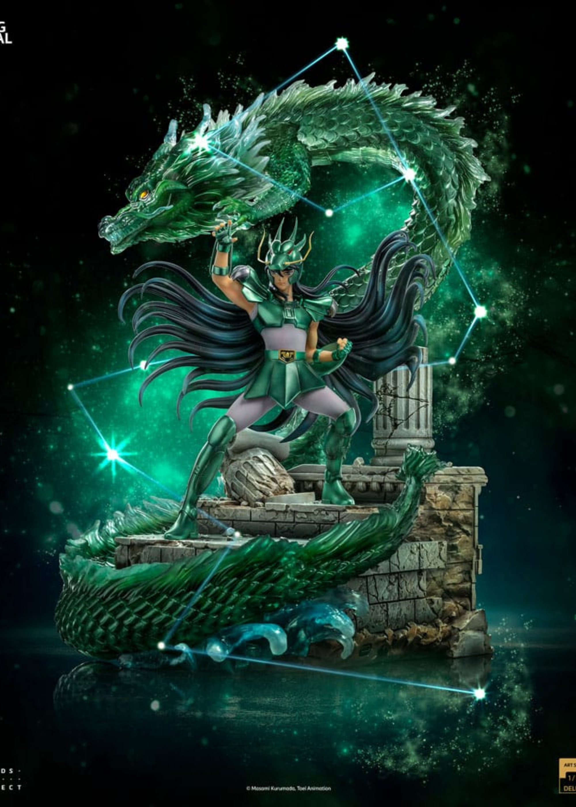 Saint Seiya: Deluxe Art Scale Statue 1/10 Dragon Shiryu 38 cm