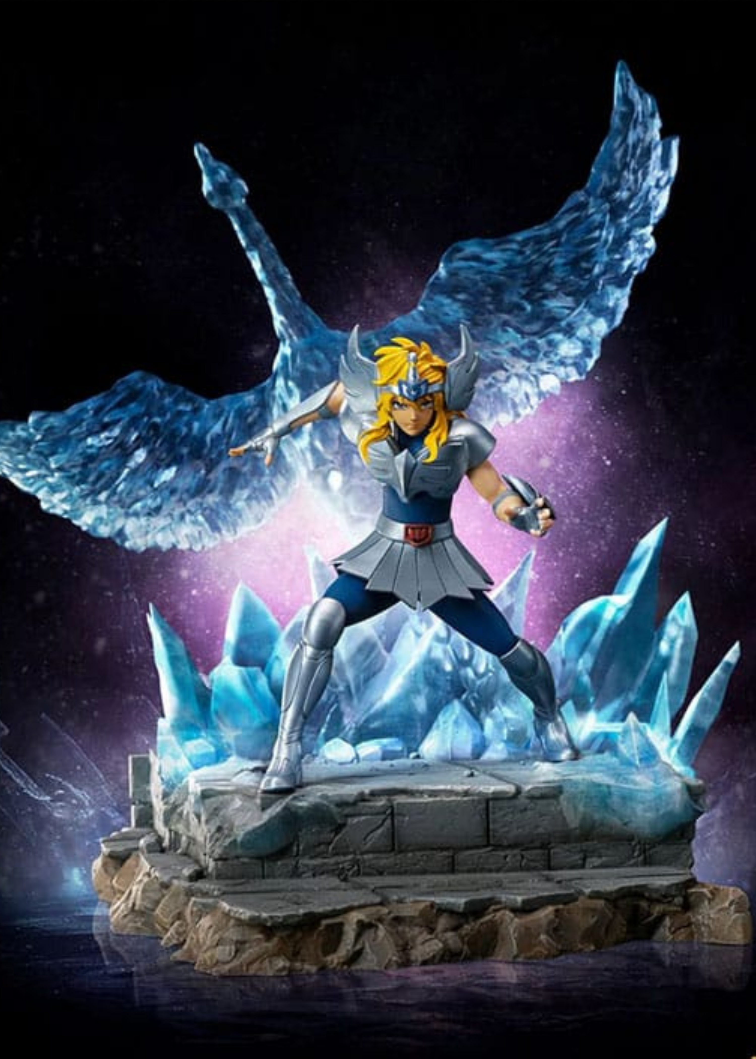 Saint Seiya: Deluxe BDS Art Scale Statue 1/10 Cygnus Hyoga 27 cm