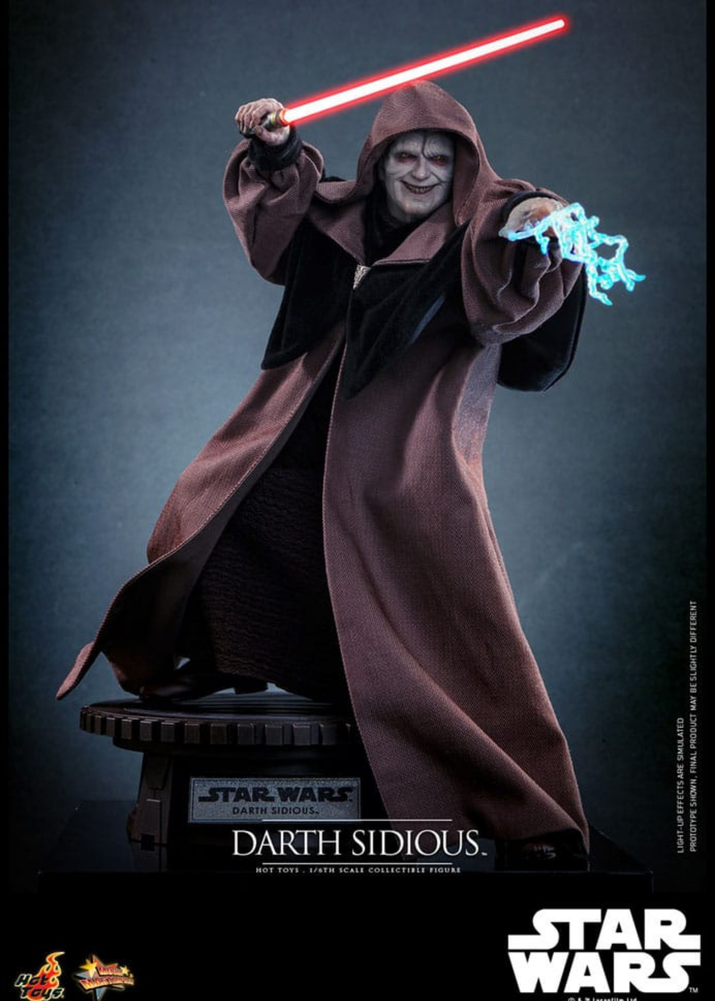 Star Wars: Movie Masterpiece Action Figure 1/6 Darth Sidious 29 cm