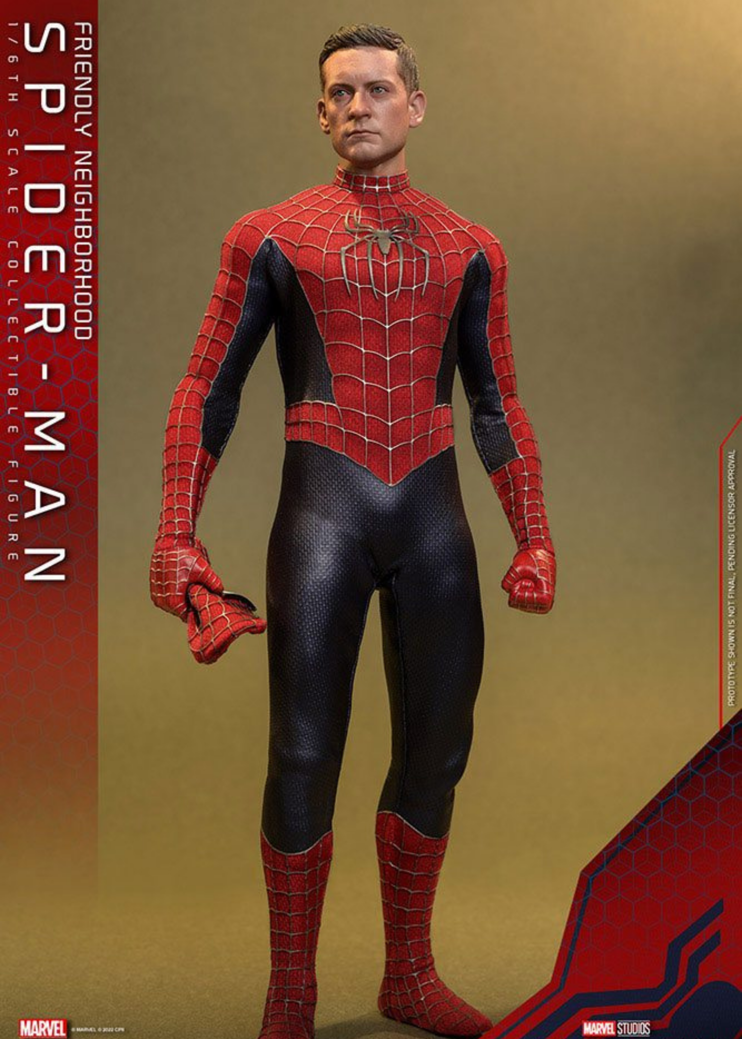 Marvel: Spider-Man No Way Home Movie Masterpiece Action Figure 1/6 Friendly Neighborhood Spider-Man 30 cm