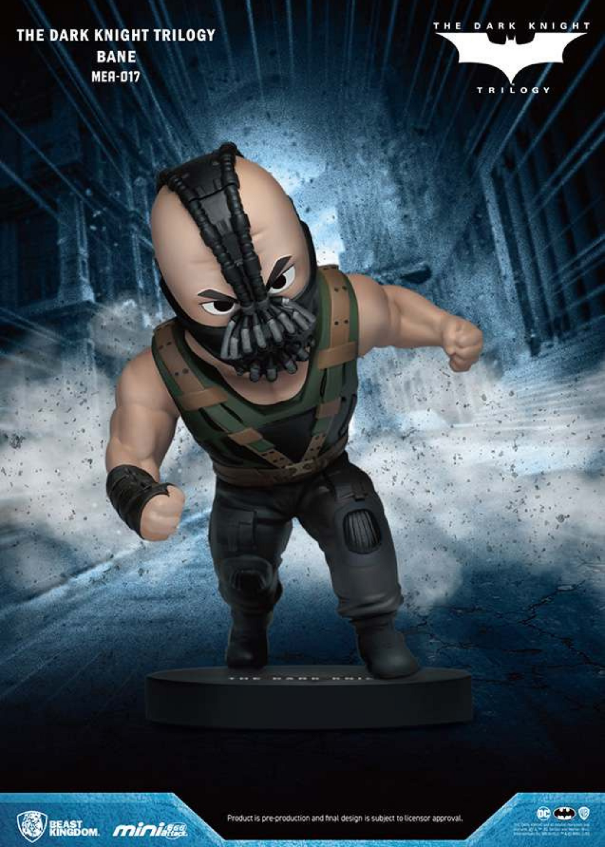 DC Comics: Batman The Dark knight trilogy Bane mini egg statue