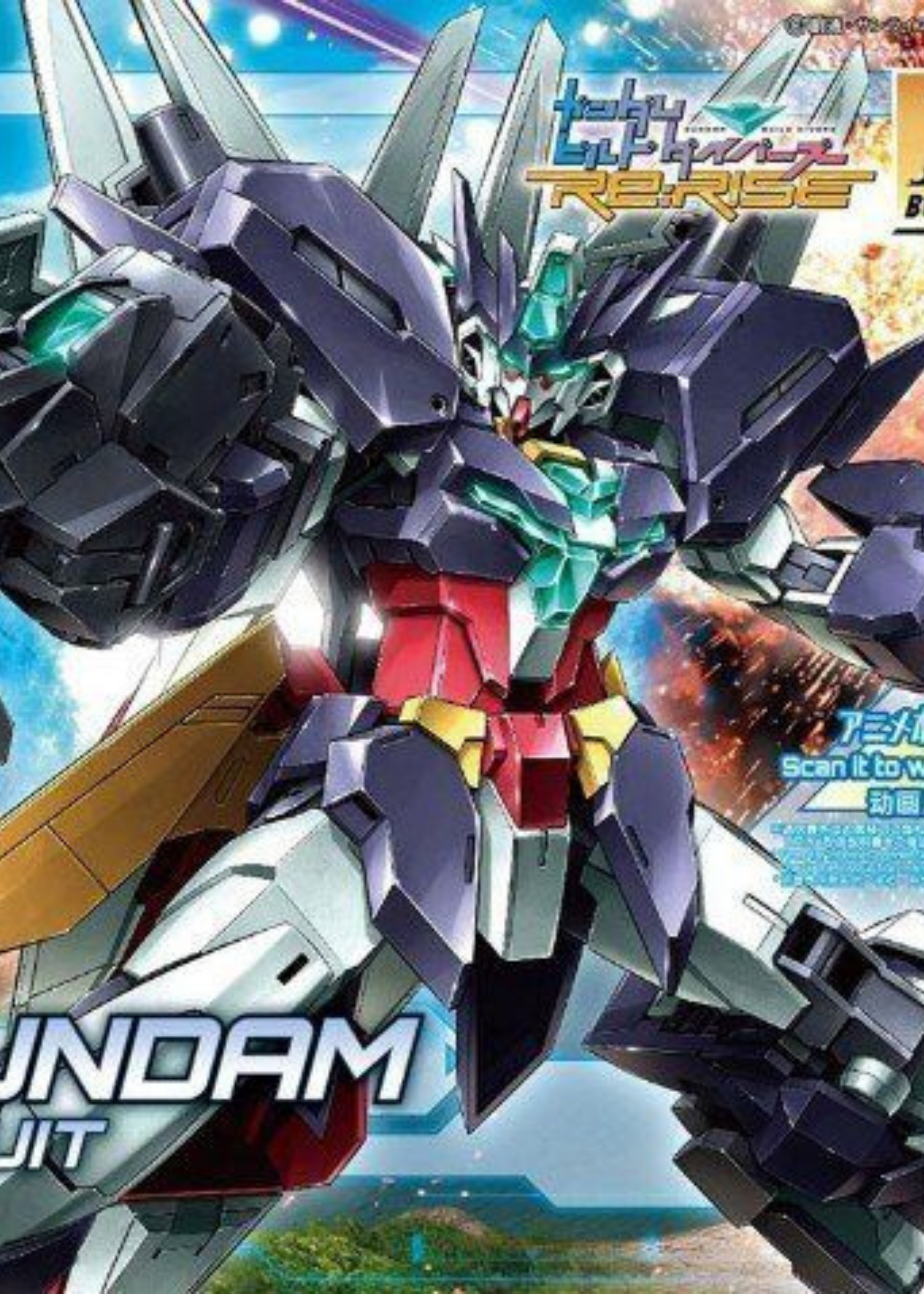 Gunpla: Bandai Model Kit - HG Build Diver-R - Uraven Gundam #023 1/144