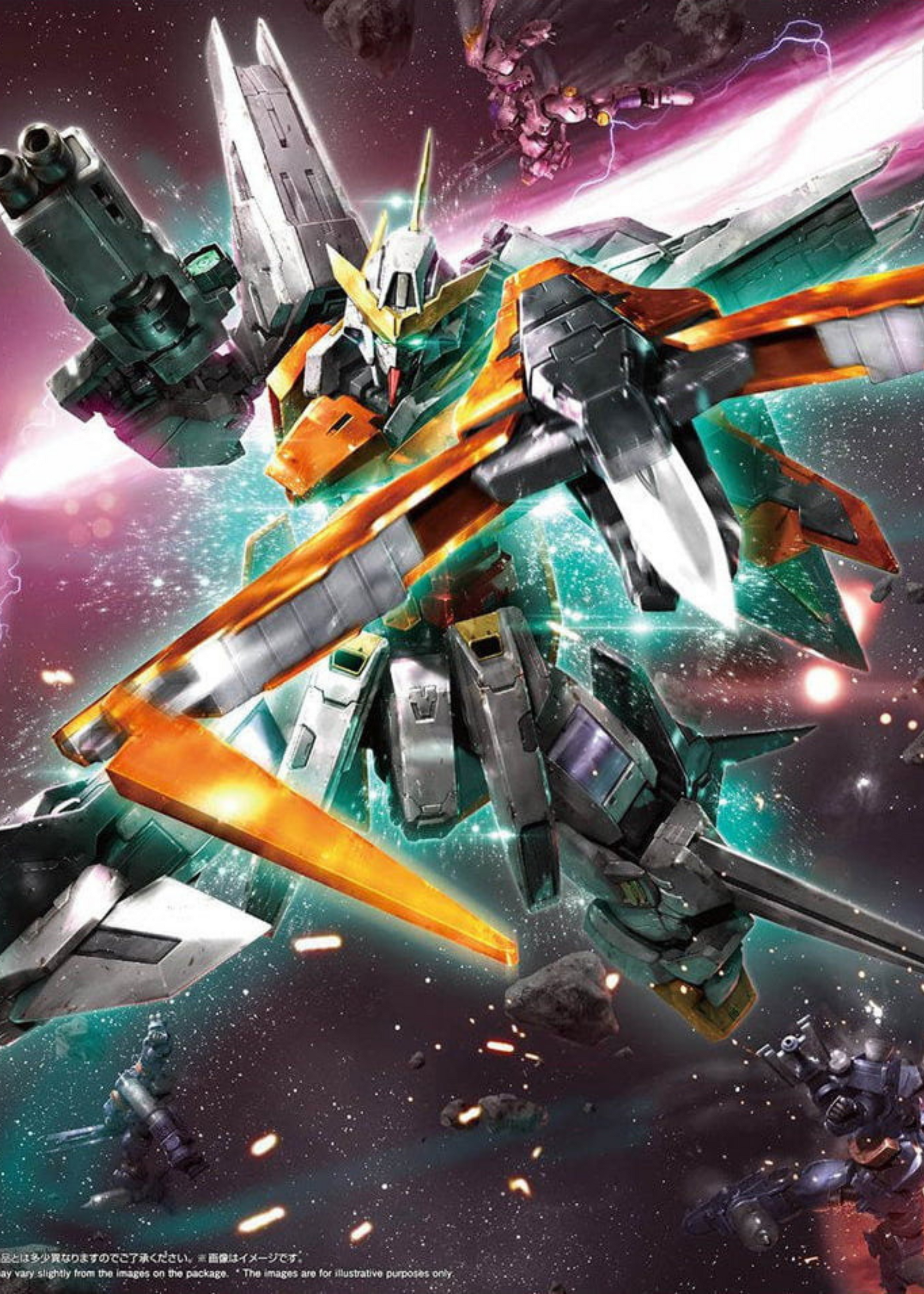 Gunpla: Bandai Model Kit  - MG gundam kyrios GN-003 1/100