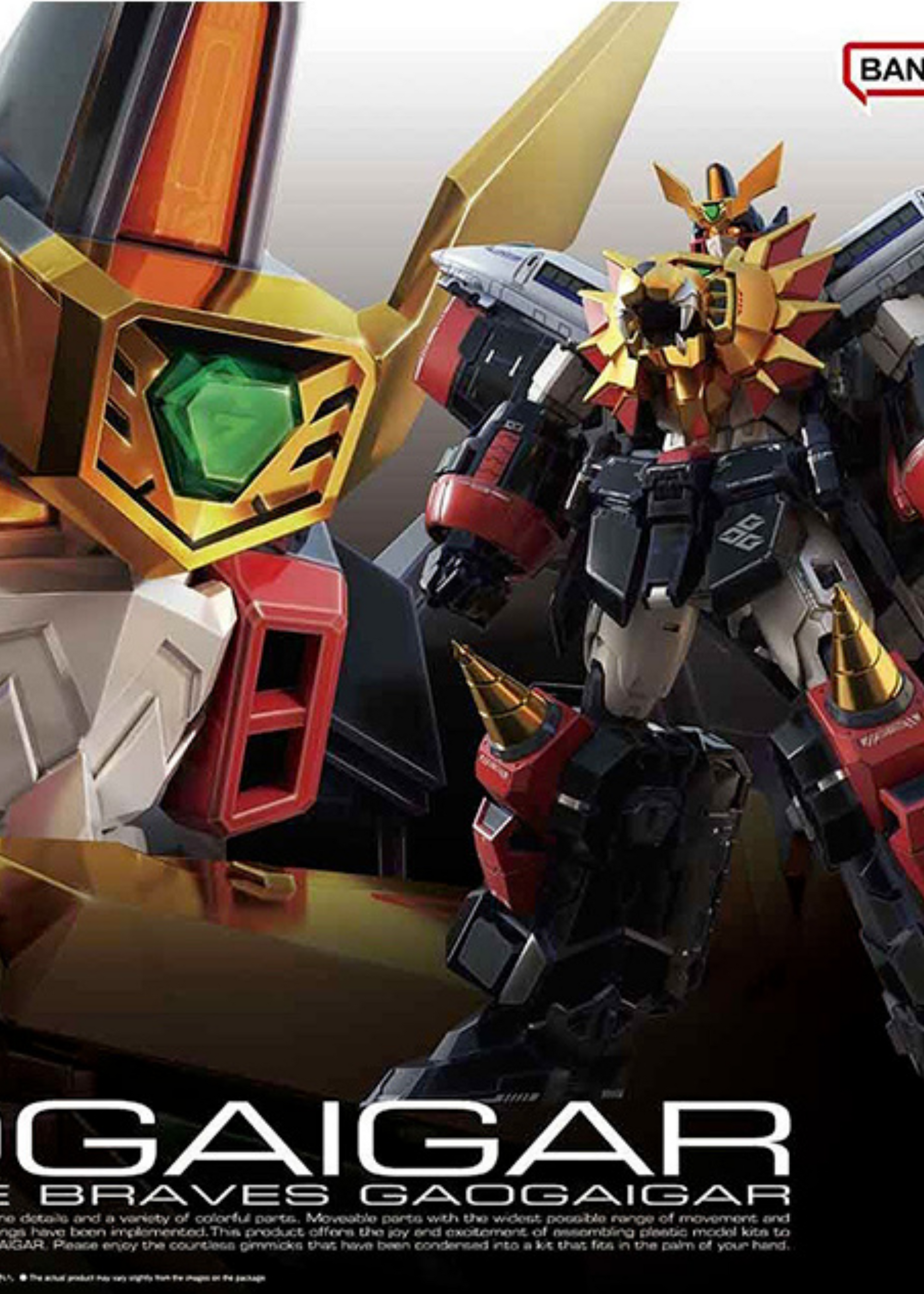 Gunpla: Bandai Model Kit - RG gaogaigar The King Of Braves