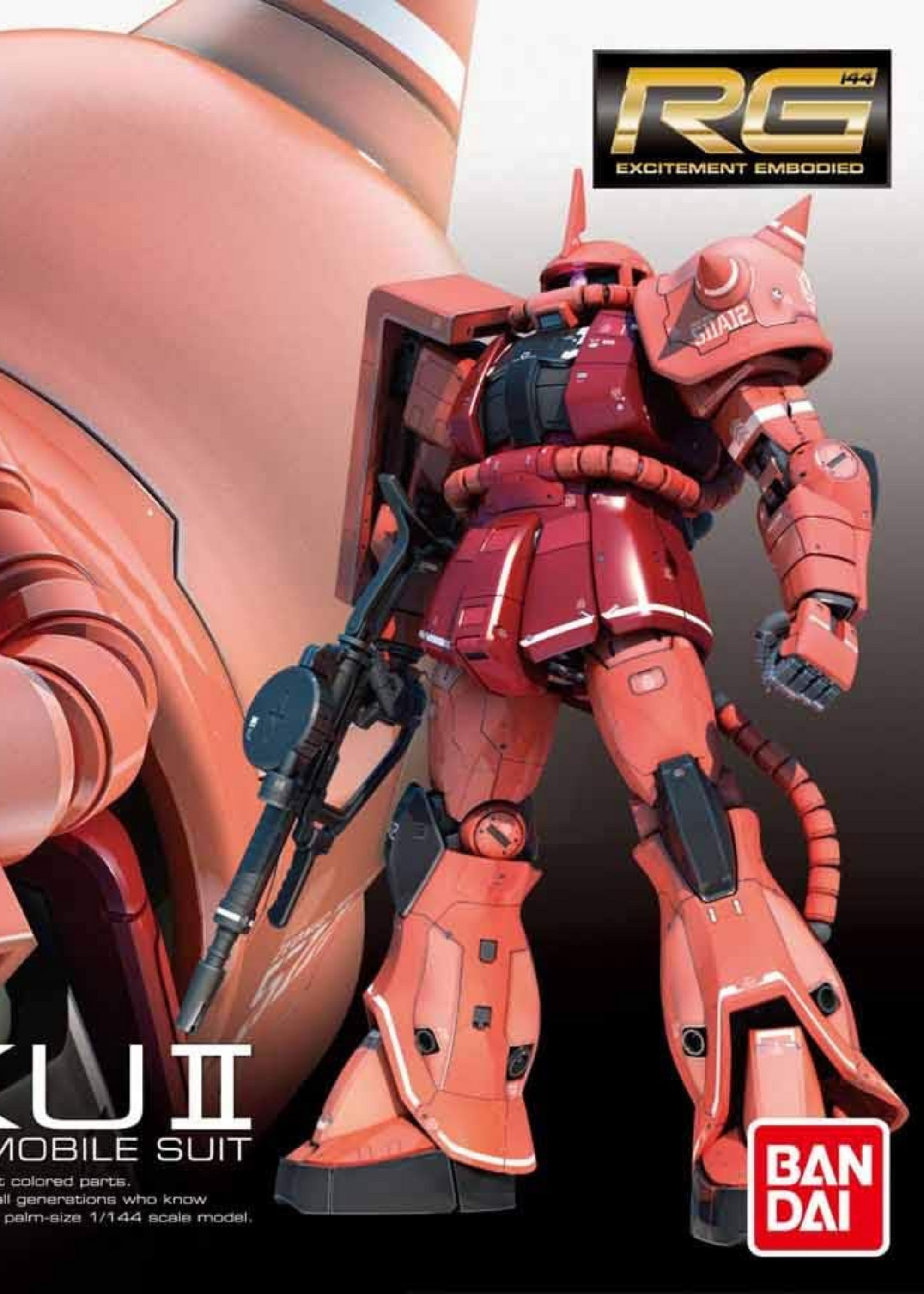 Gunpla: Bandai Model Kit - RG zaku II ms-06s #2 1/144