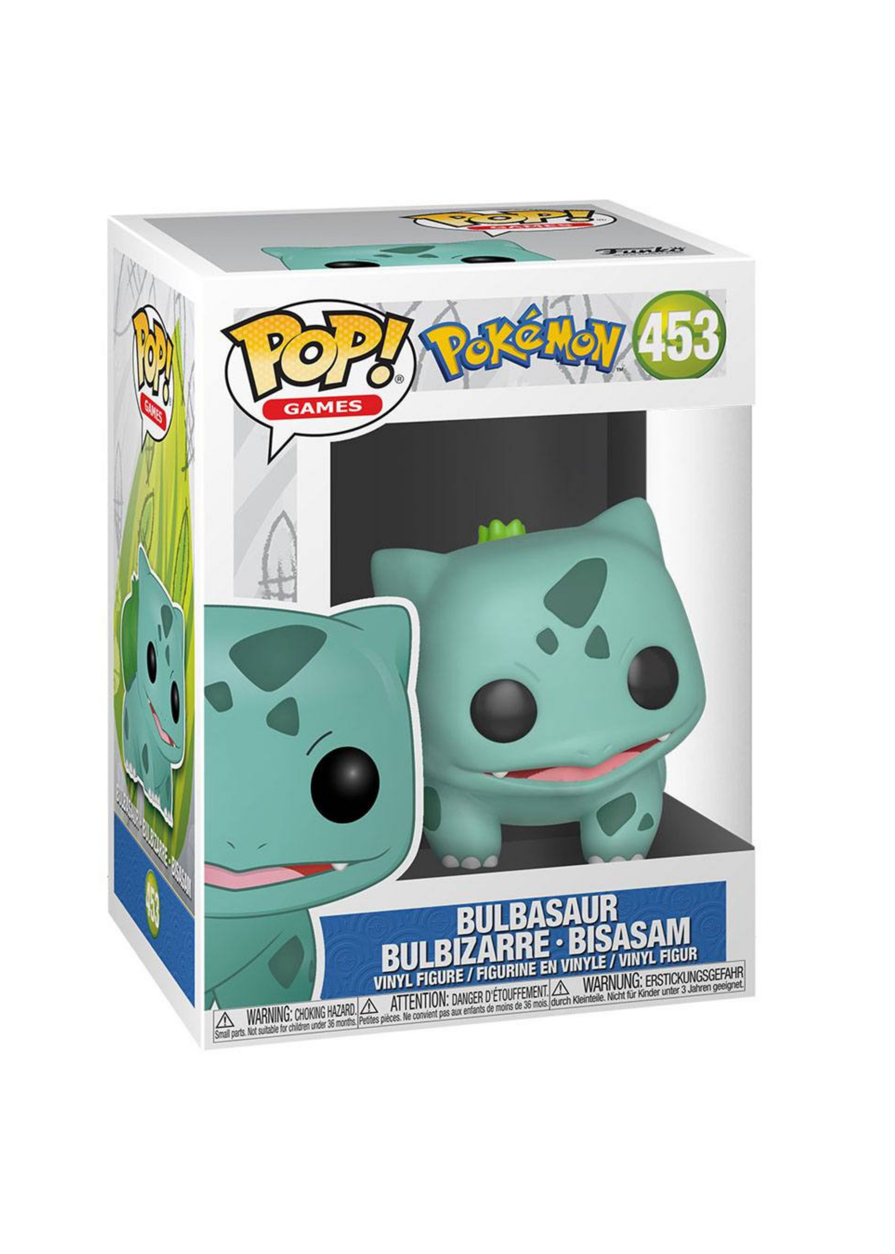 Funko Pop! Pokemon: Games Vinyl Figure Bulbasaur (EMEA) 9 cm