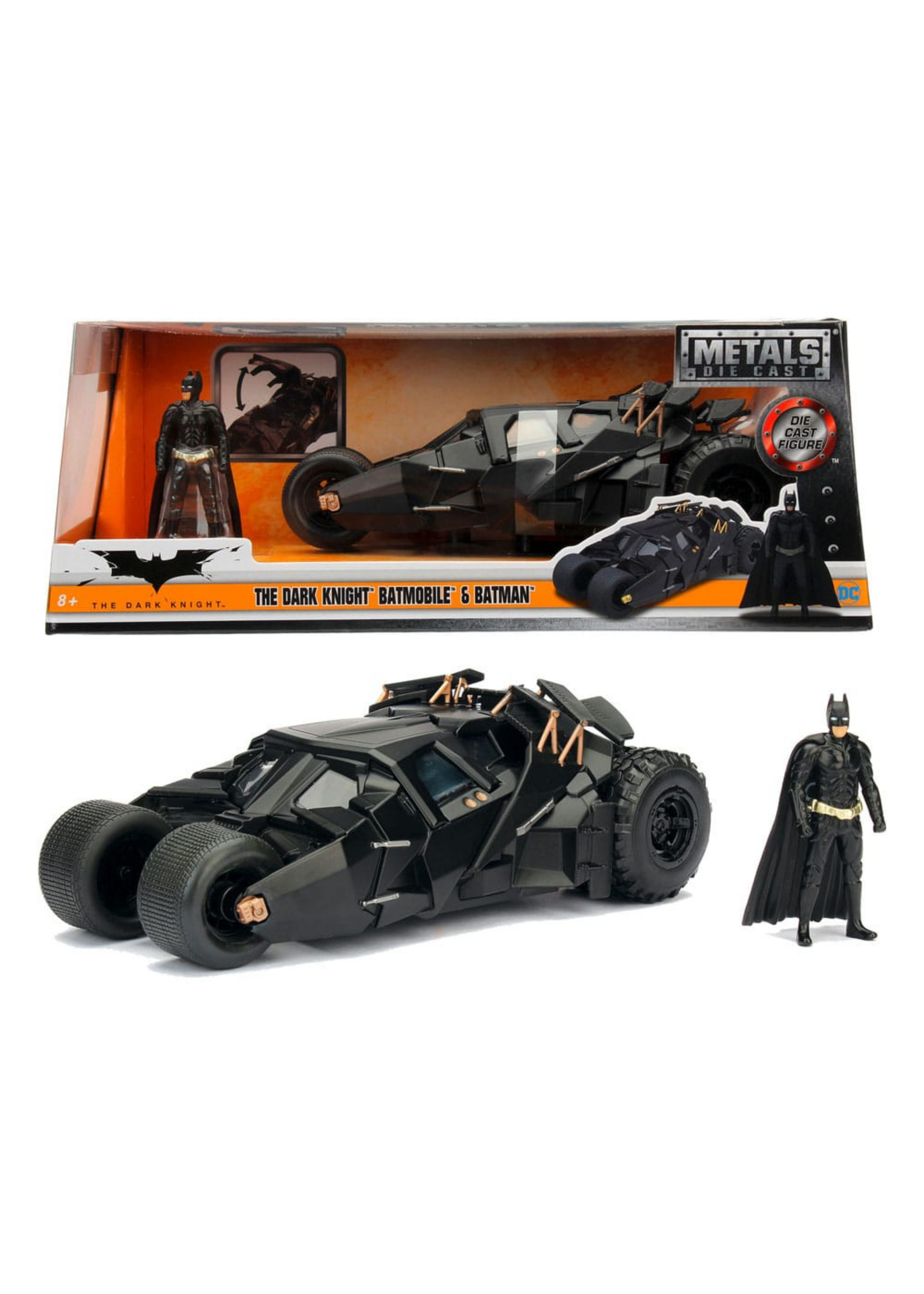 DC Comics: Diecast Model 1/24 Batman The Dark Knight Batmobile