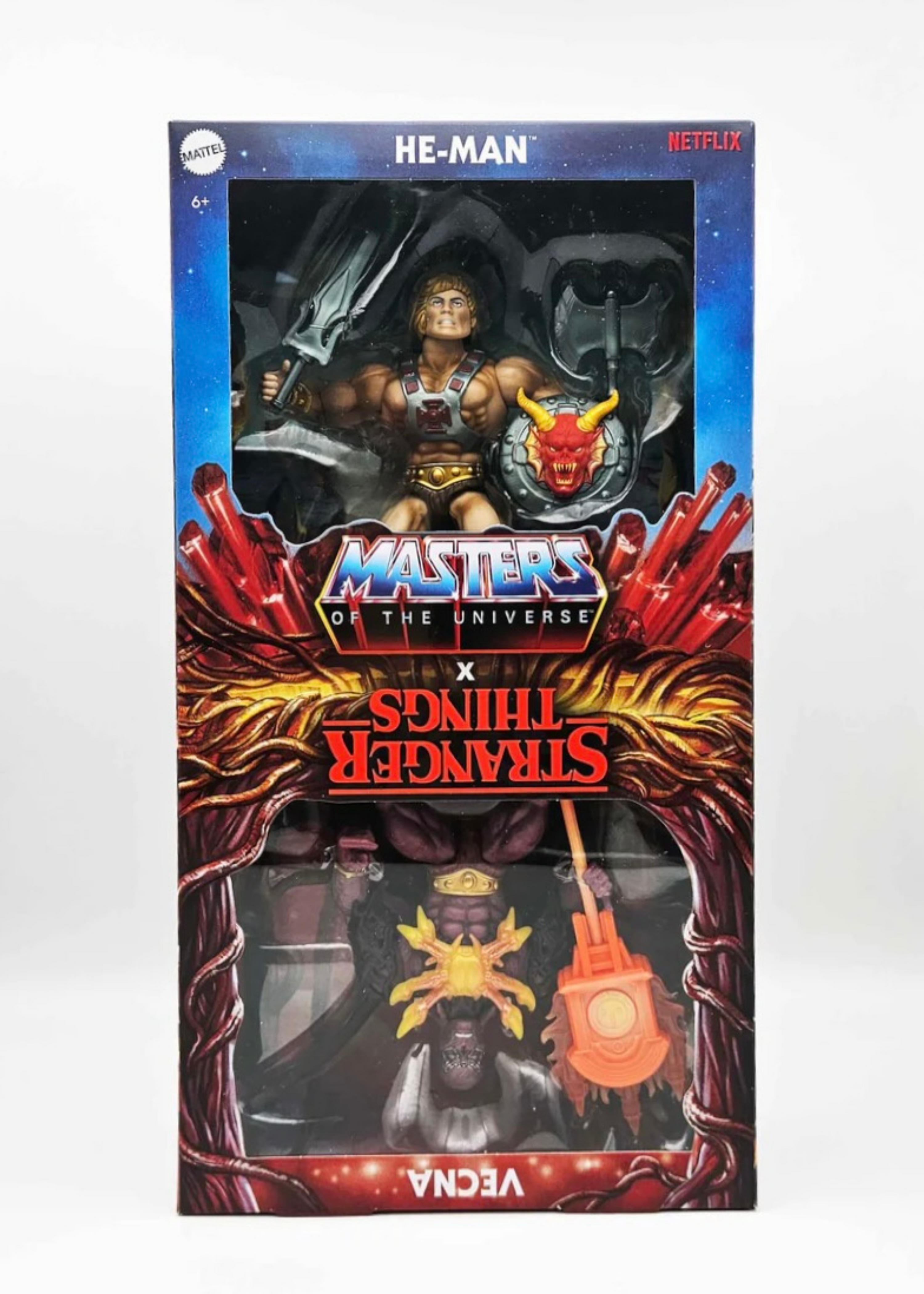 Masters of the Universe x Stranger Things: Origins Action Figure 2-Pack He-Man & Vecna 14 cm