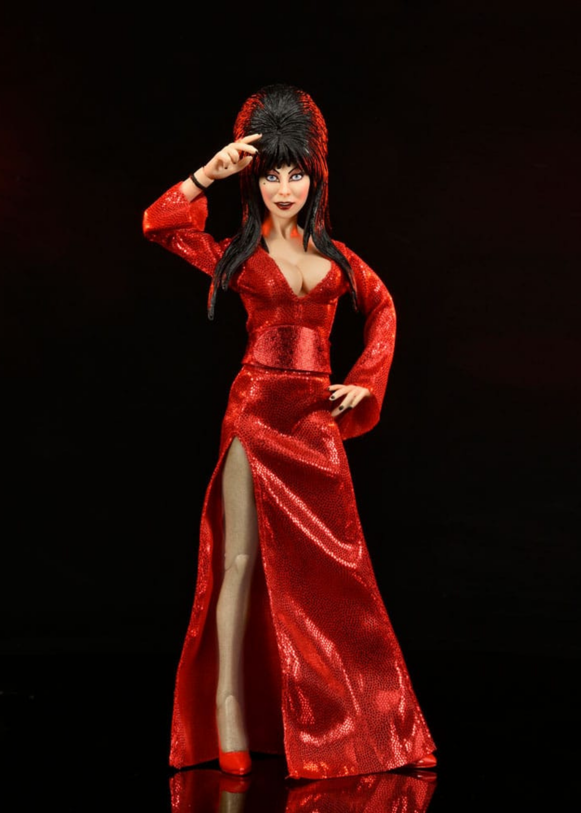 Elvira: Mistress of the Dark Clothed Action Figure Red, Fright, and Boo 20 cm