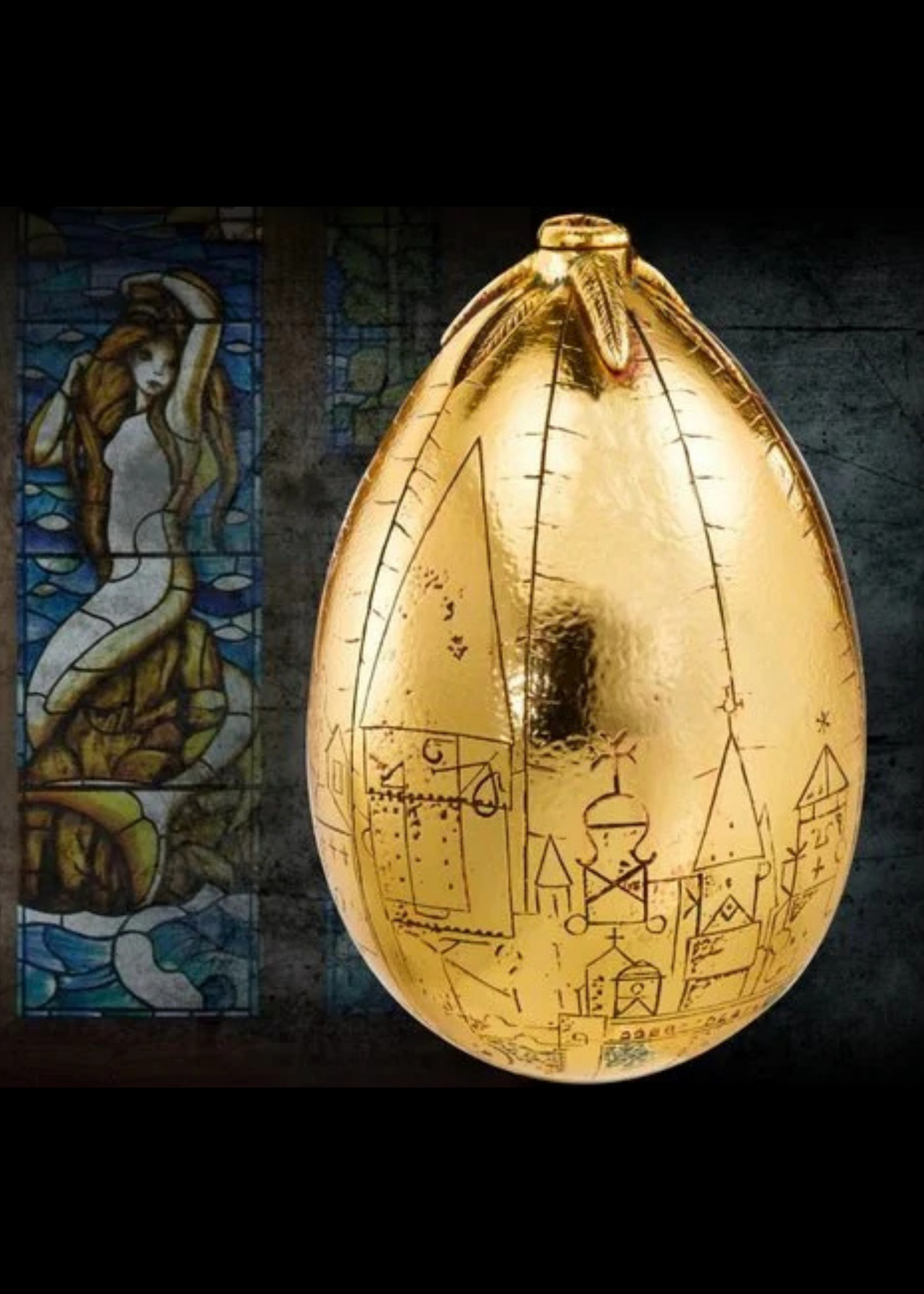 Harry Potter: Prop Replica 1:1 Golden Egg 23 cm Uovo D'Oro Torneo Tremaghi