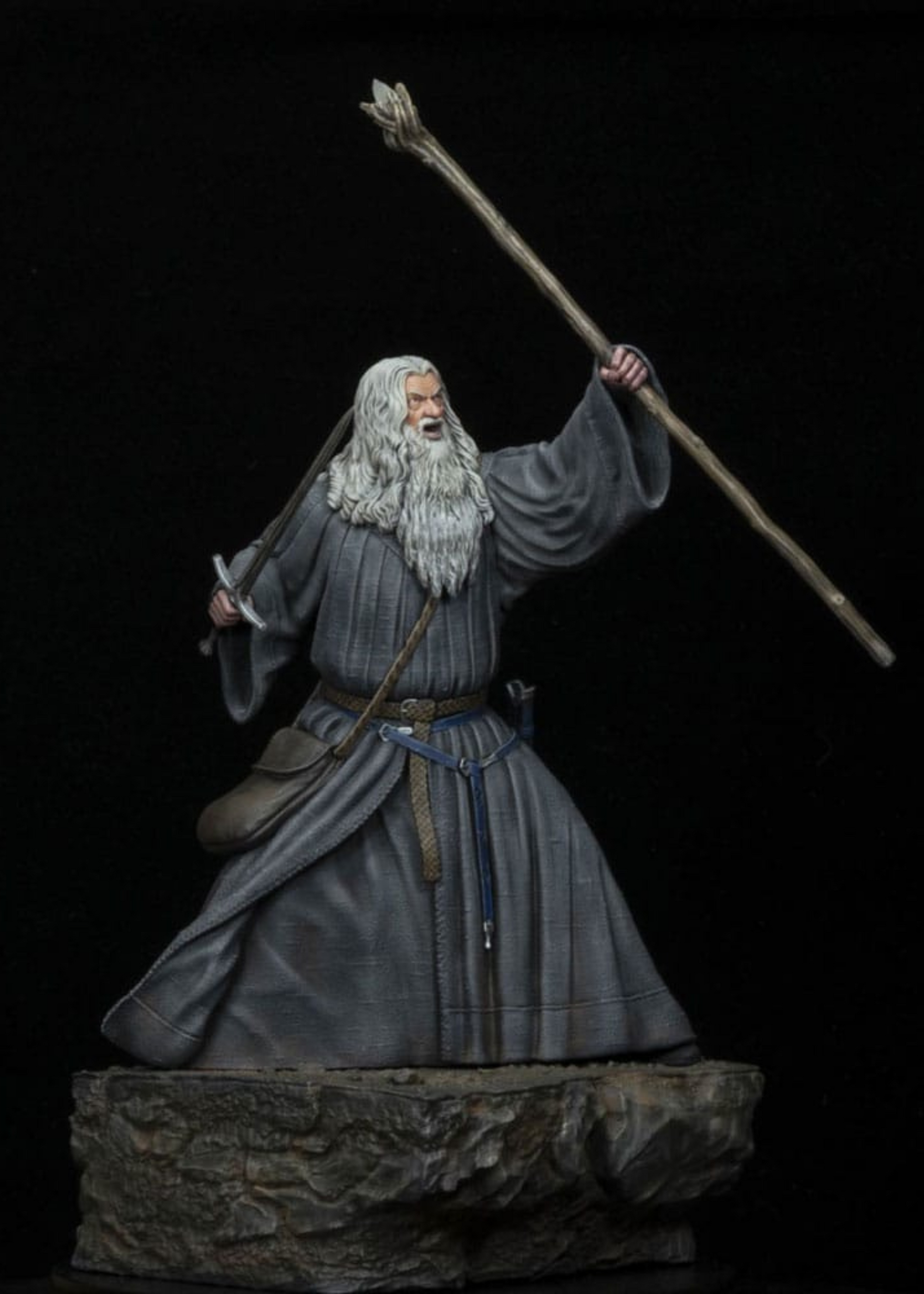 The Lord of the Rings: PVC Figure Statue Gandalf in Moria 18 cm