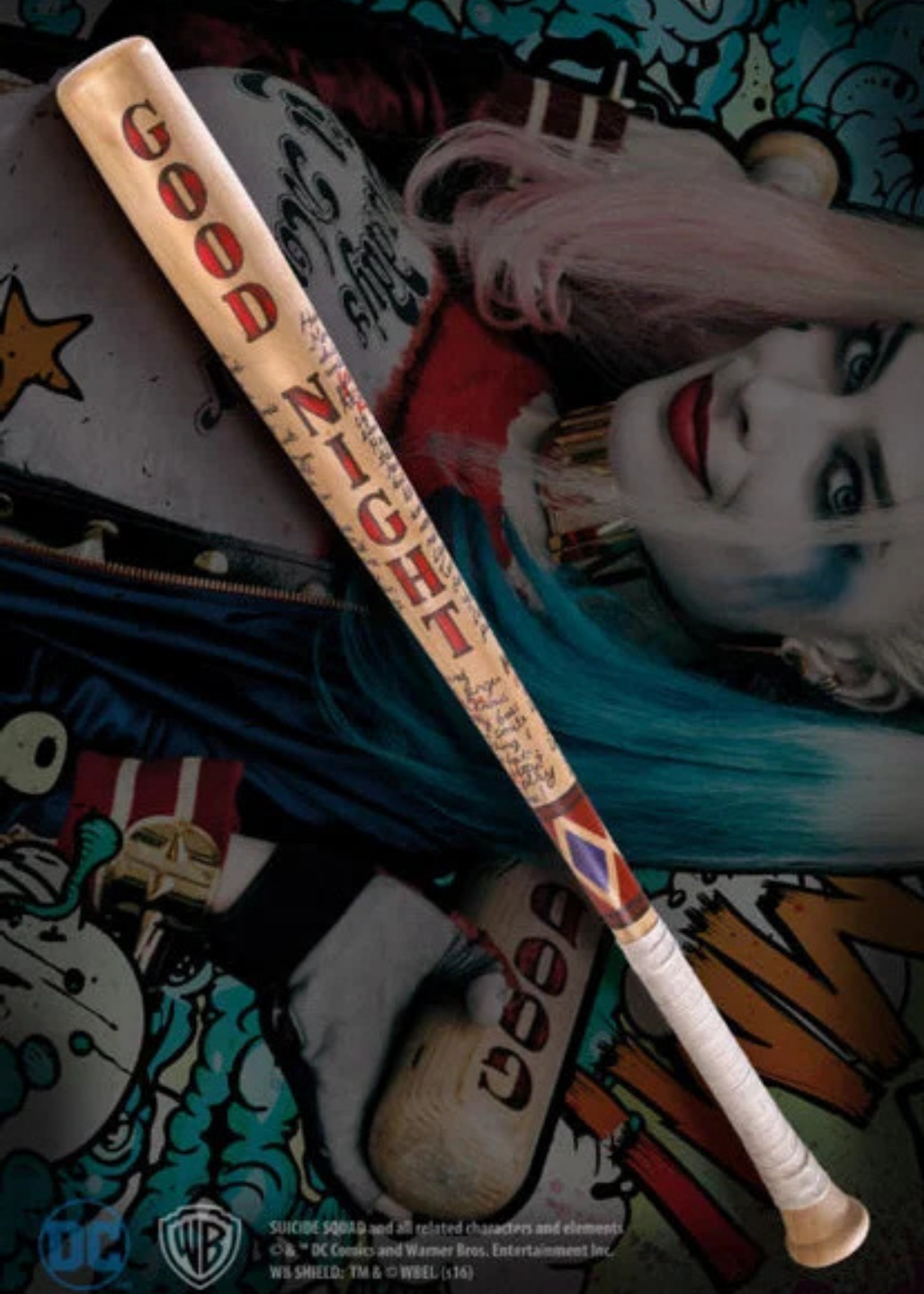 DC Comics: Suicide Squad Prop Replica 1:1 Harley Quinn's Good Night Bat 80 cm