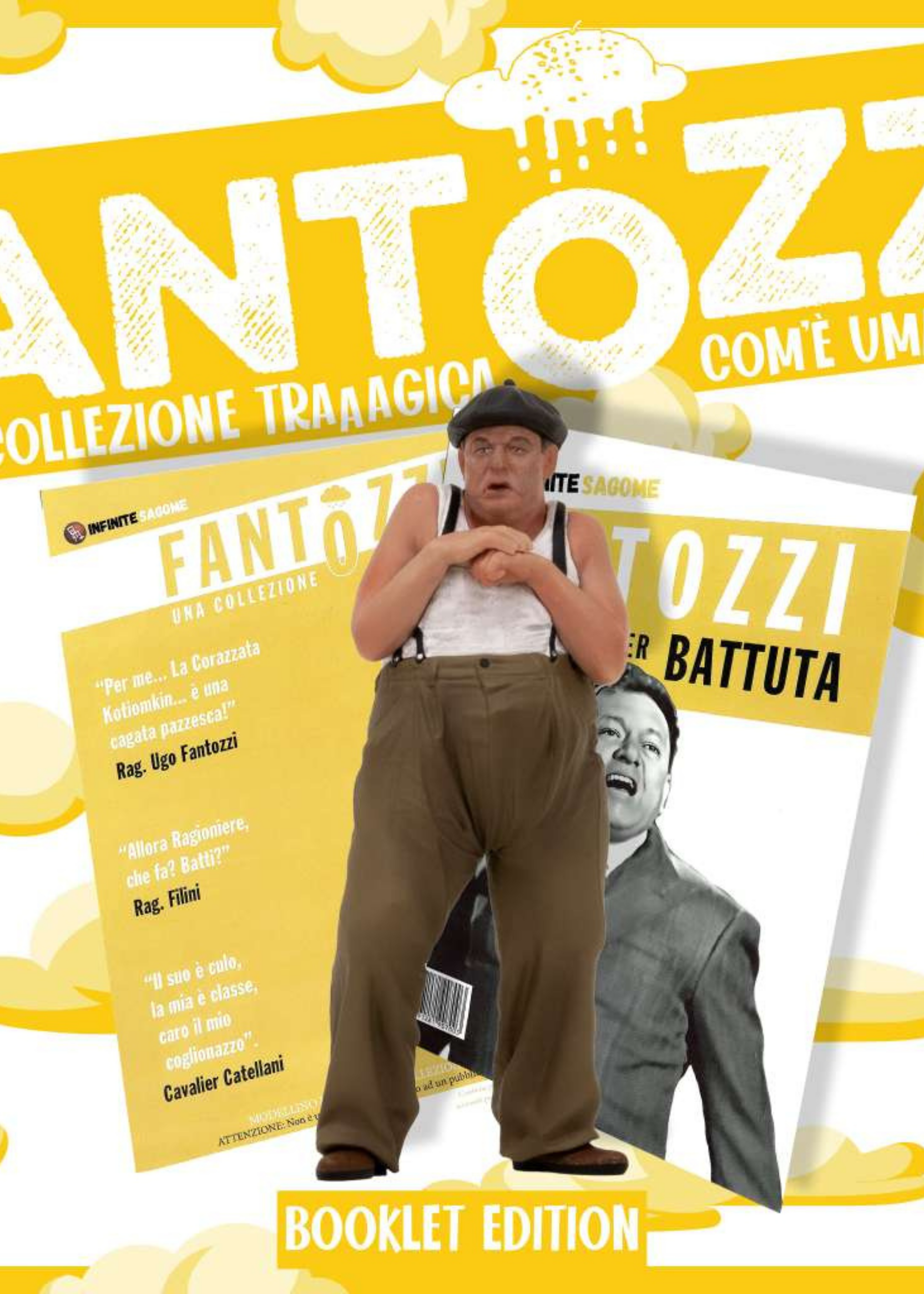 Infinite Statue: Fantozzi fantozzi com'e' umano lei booklet edition infinite sagome